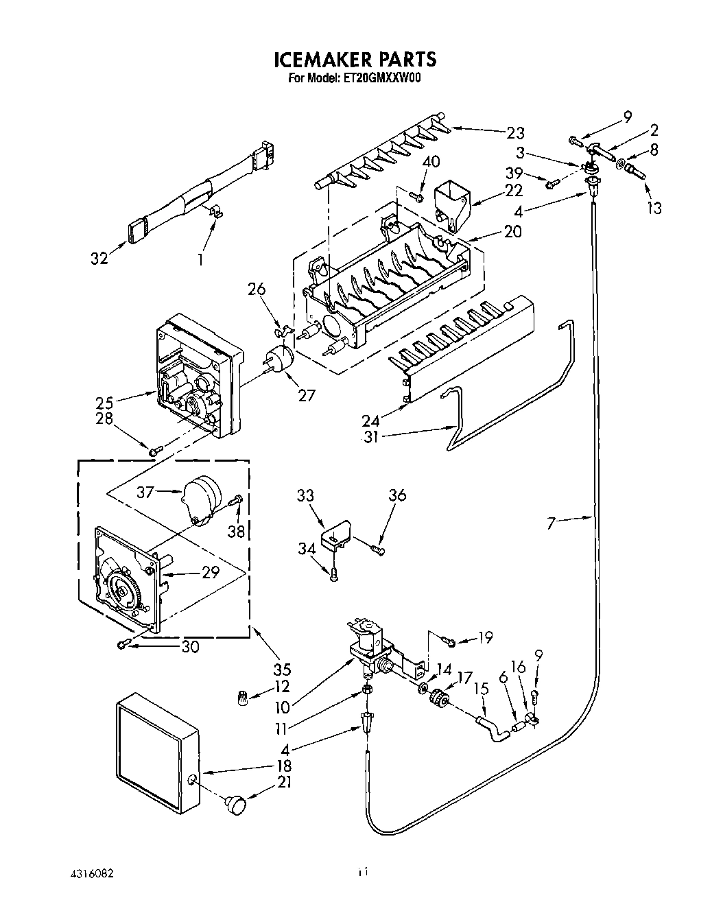 08 - ICEMAKER, LIT/OPTIONAL