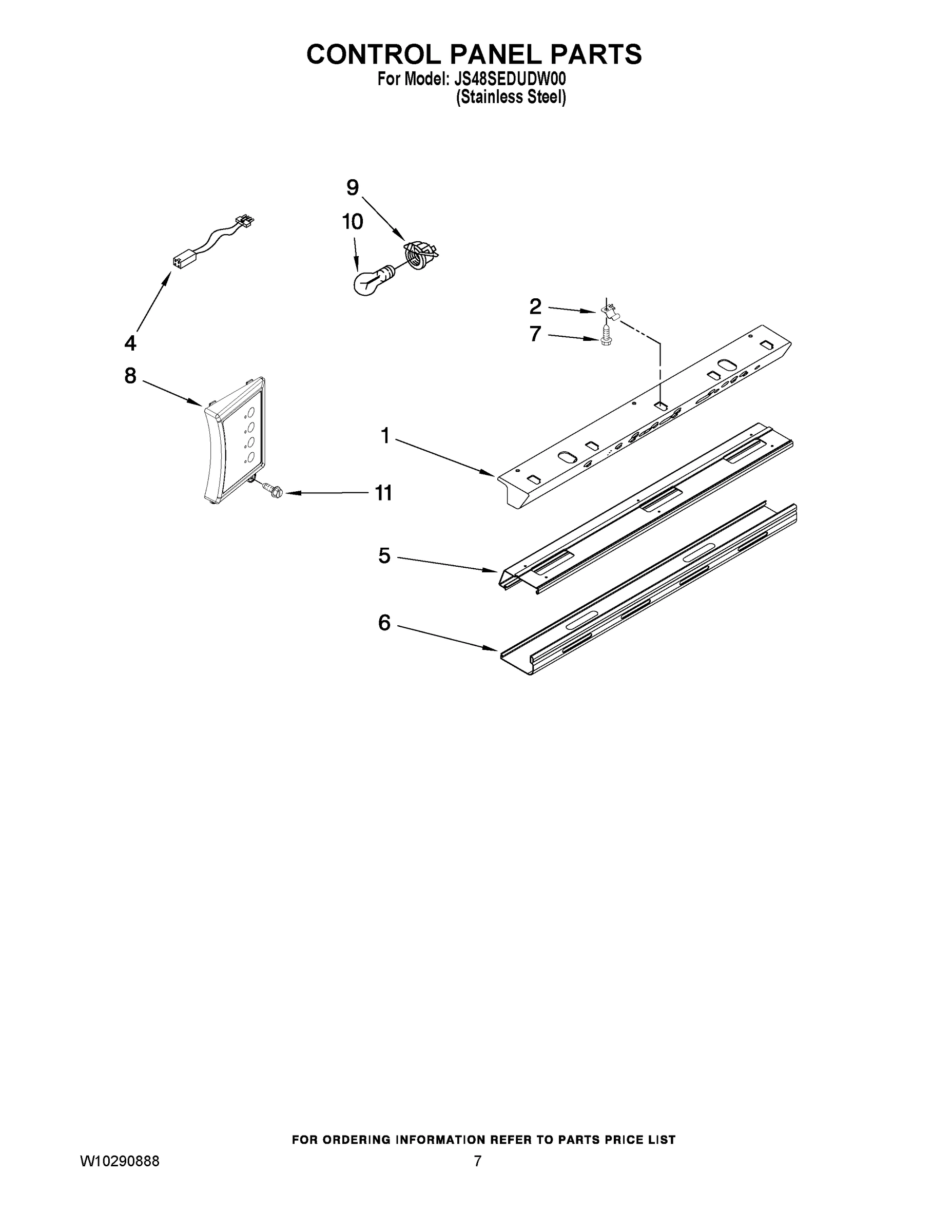 05 - CONTROL PANEL PARTS
