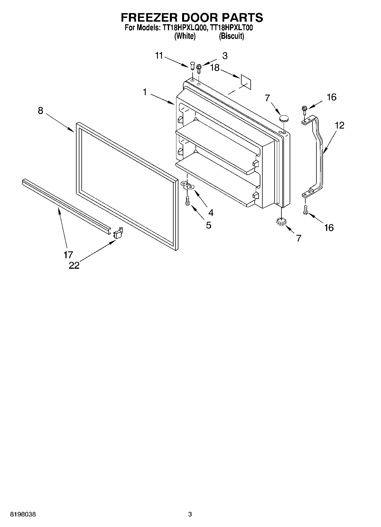 02 - FREEZER DOOR