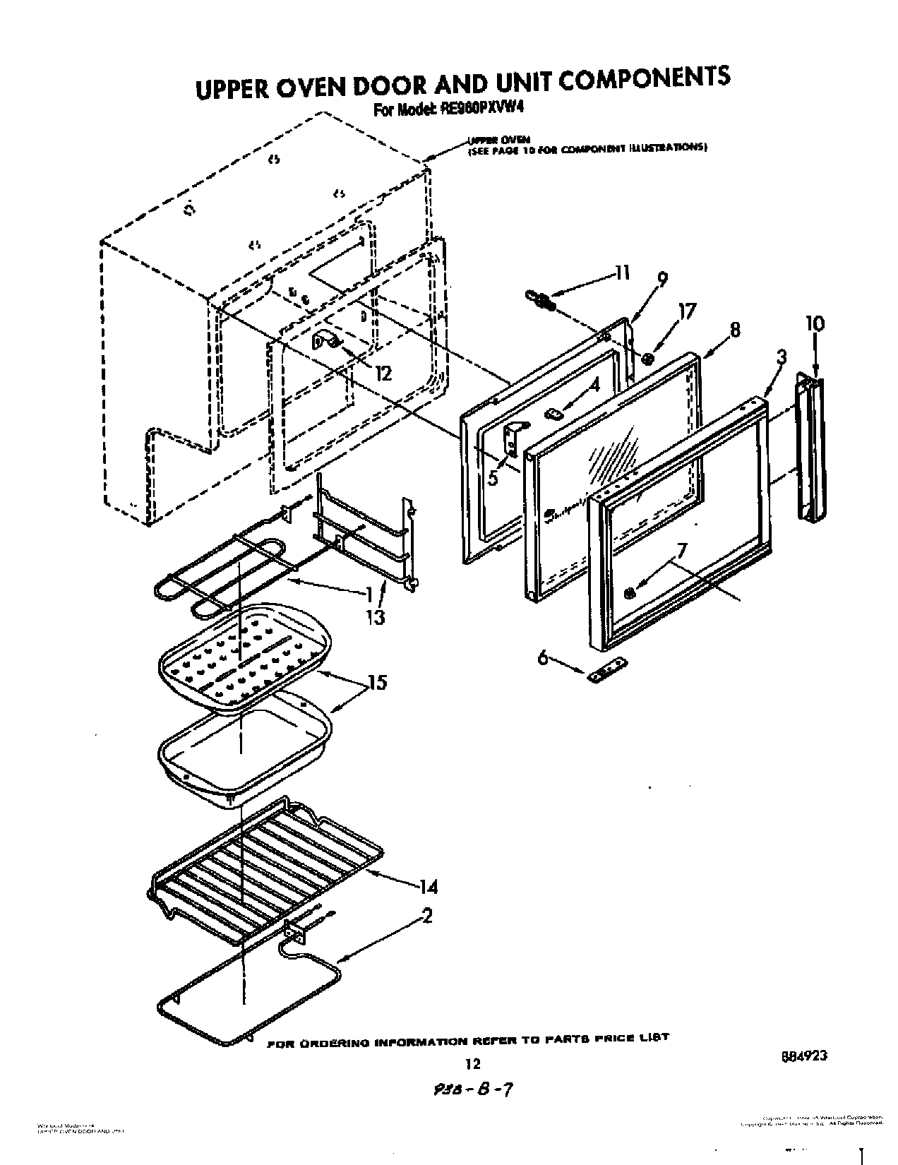 07 - UPPER OVEN DOOR AND UNIT