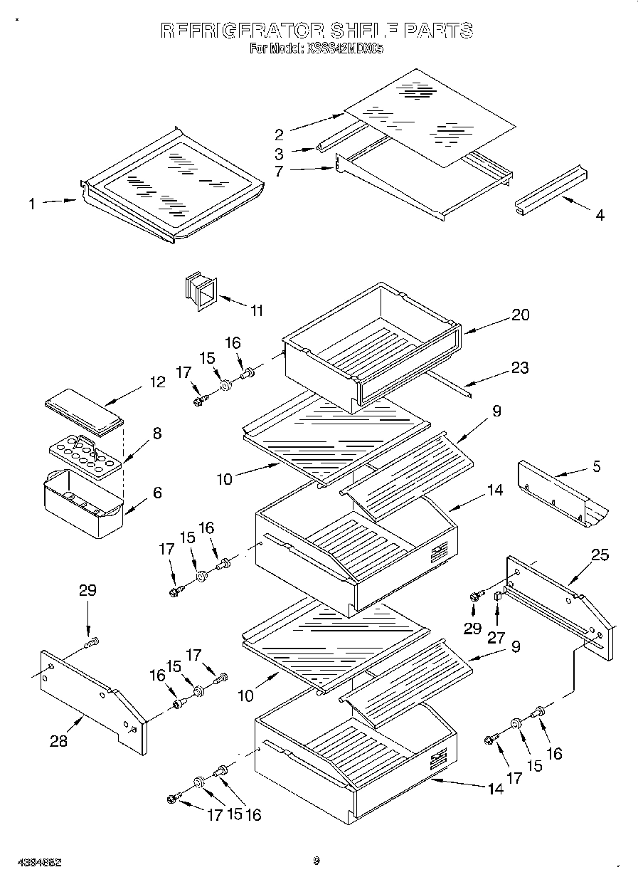 07 - REFRIGERATOR SHELF