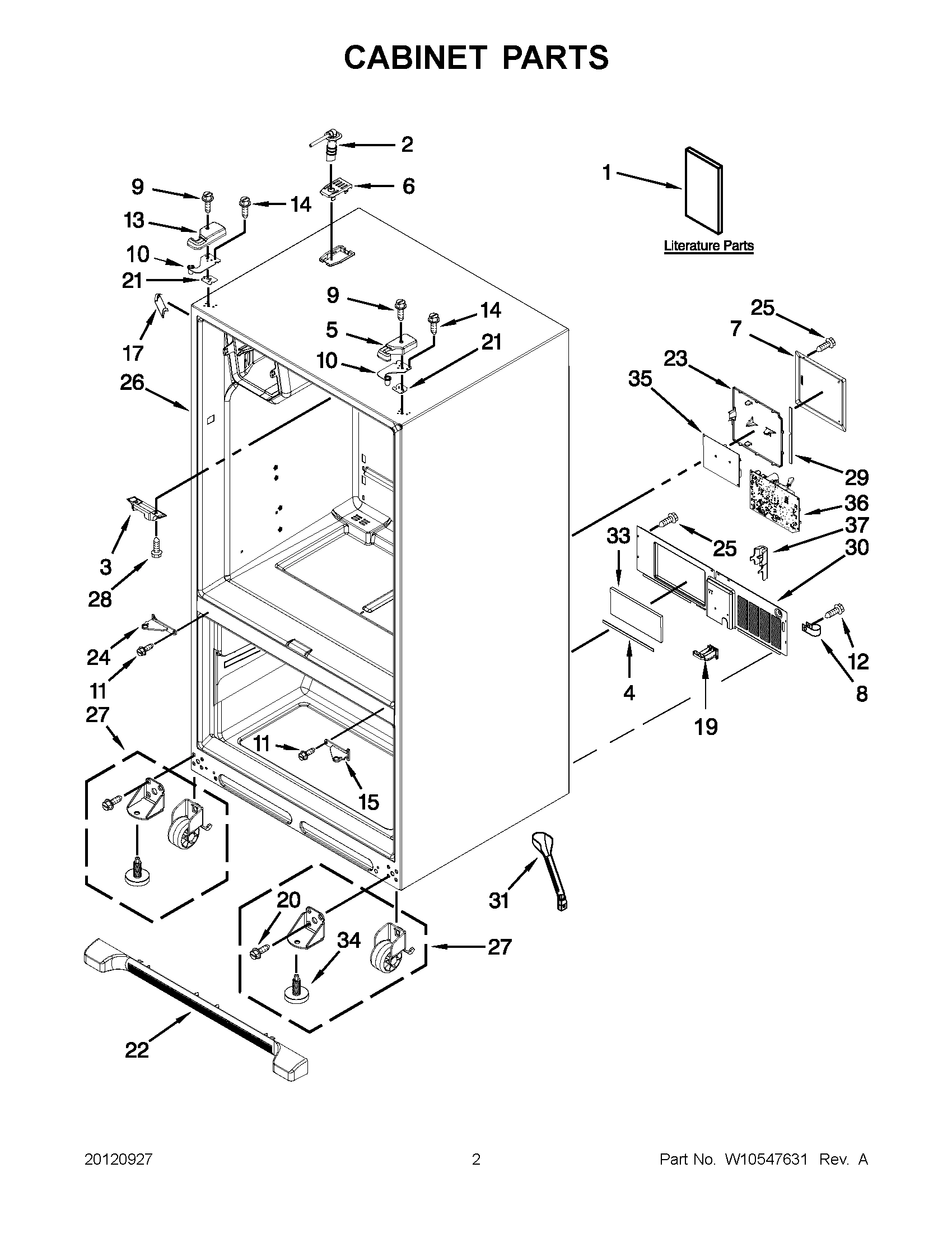 01 - CABINET PARTS
