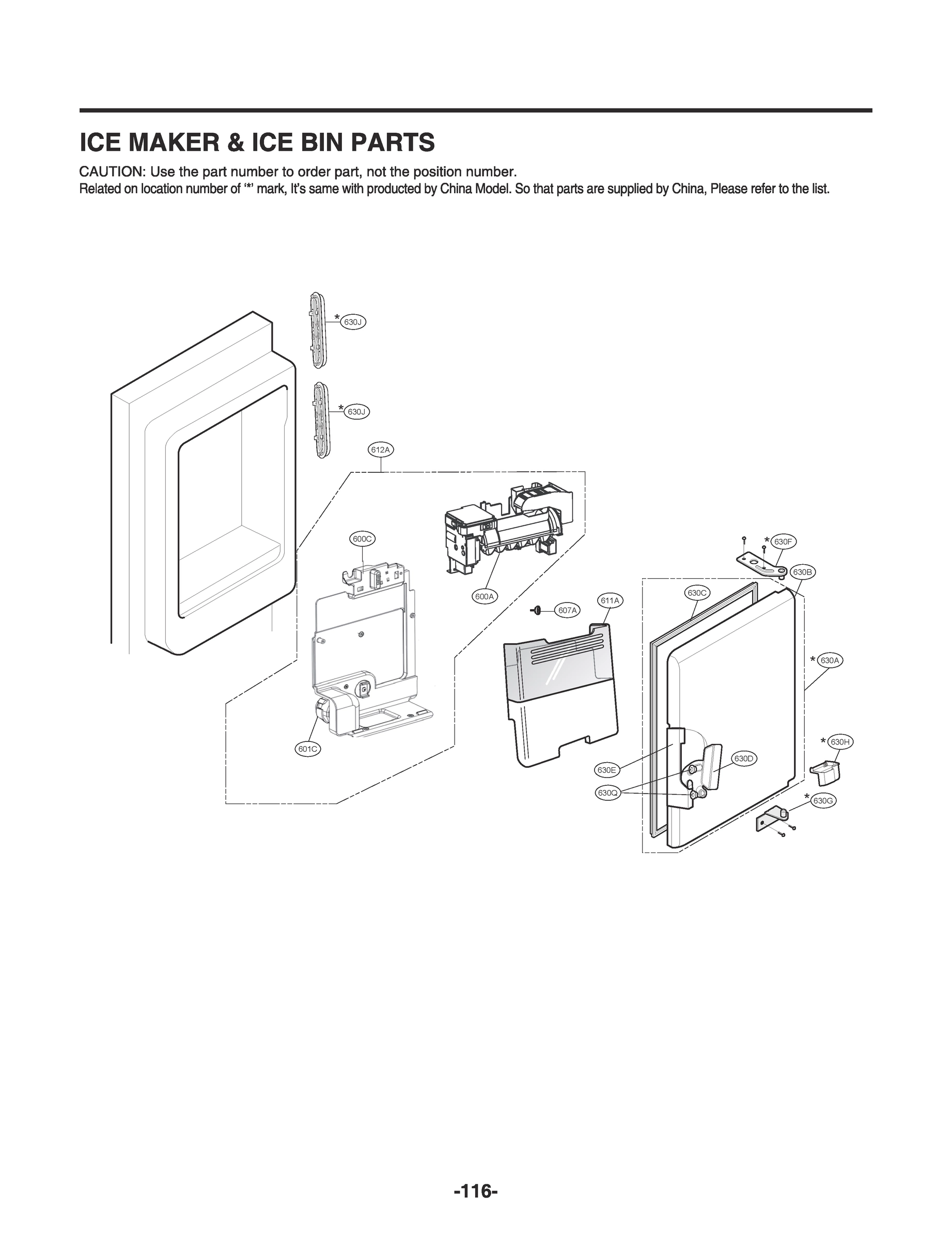 ICEMAKER & ICE BIN PARTS