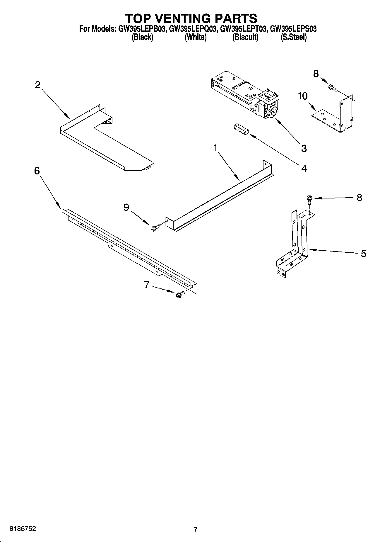 05 - TOP VENTING PARTS