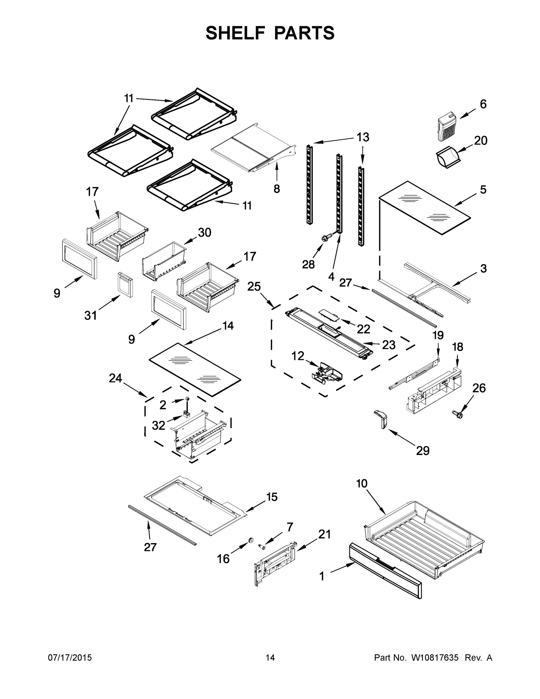 08 - SHELF PARTS