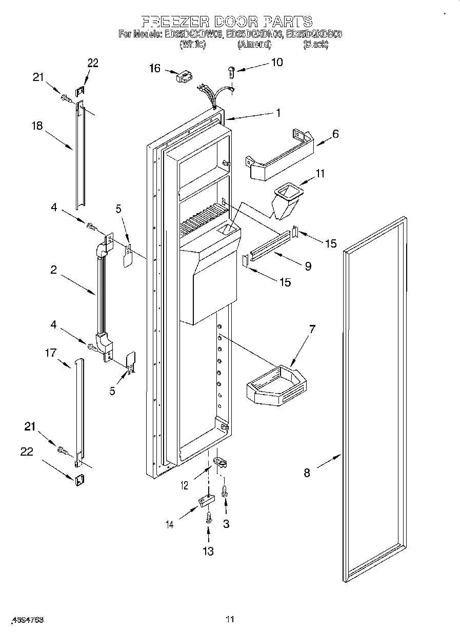 07 - FREEZER DOOR