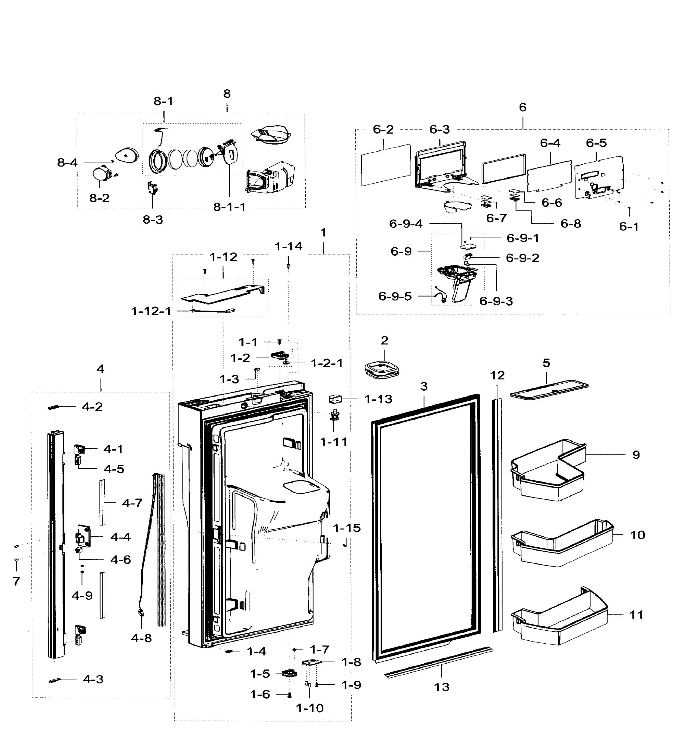 FRIDGE DOOR RT