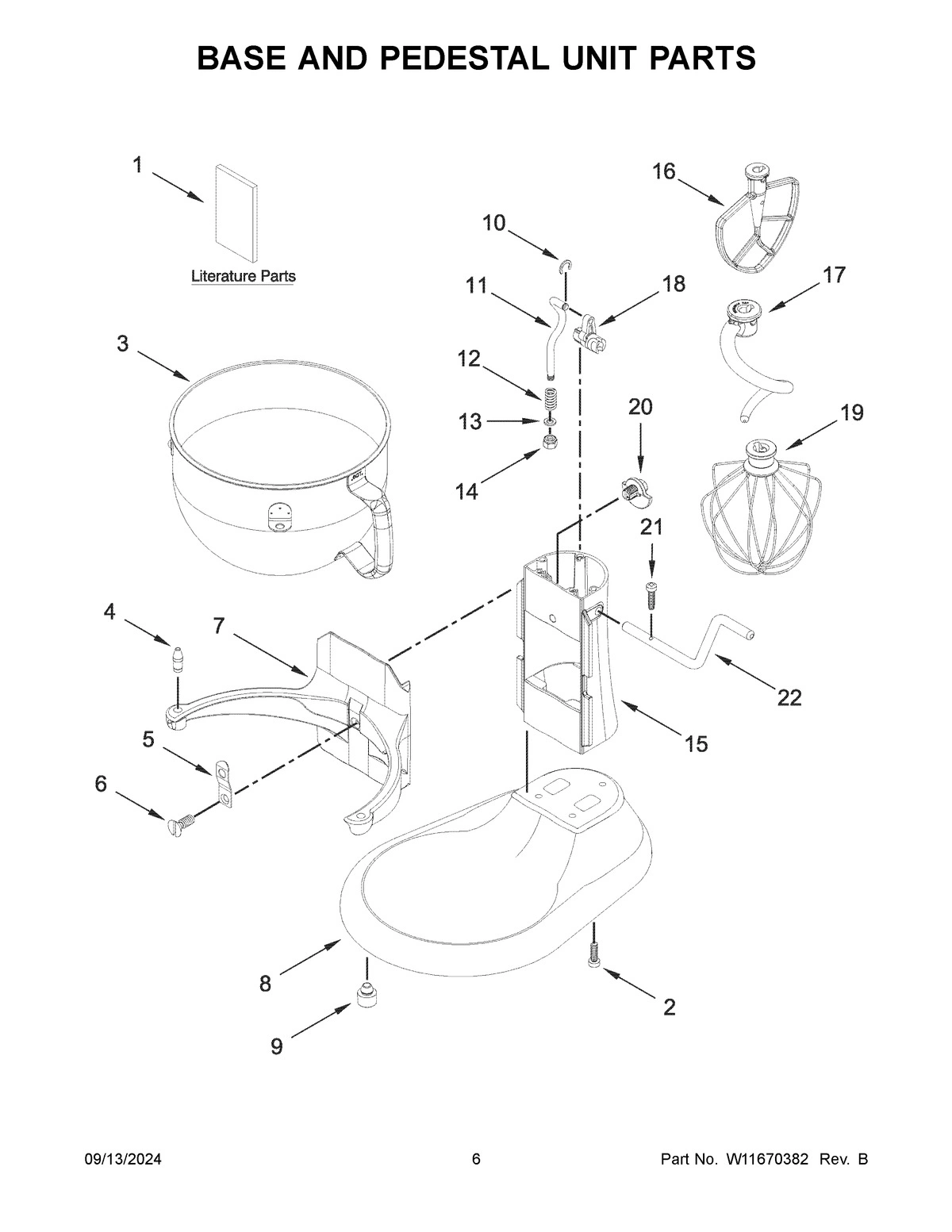 04 - BASE AND PEDESTAL UNIT PARTS