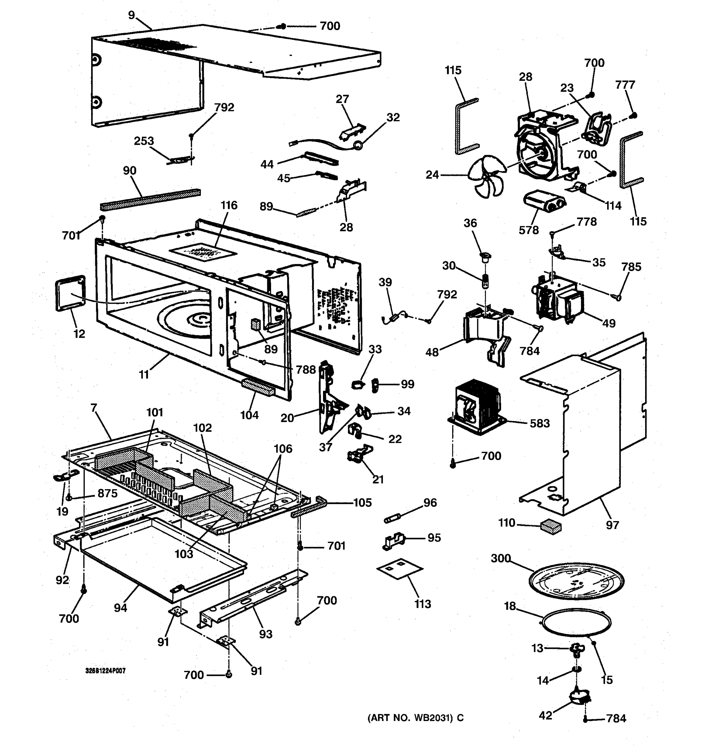 MICROWAVE BODY PARTS