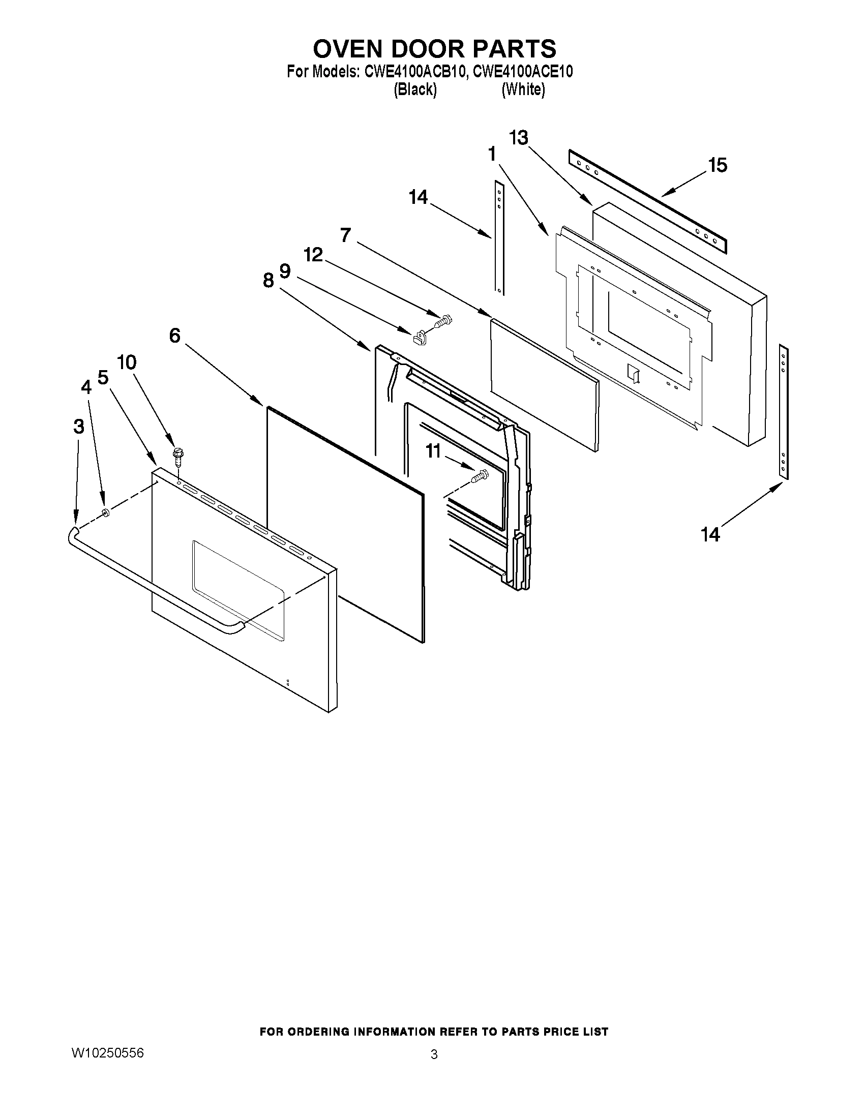 02 - OVEN DOOR PARTS