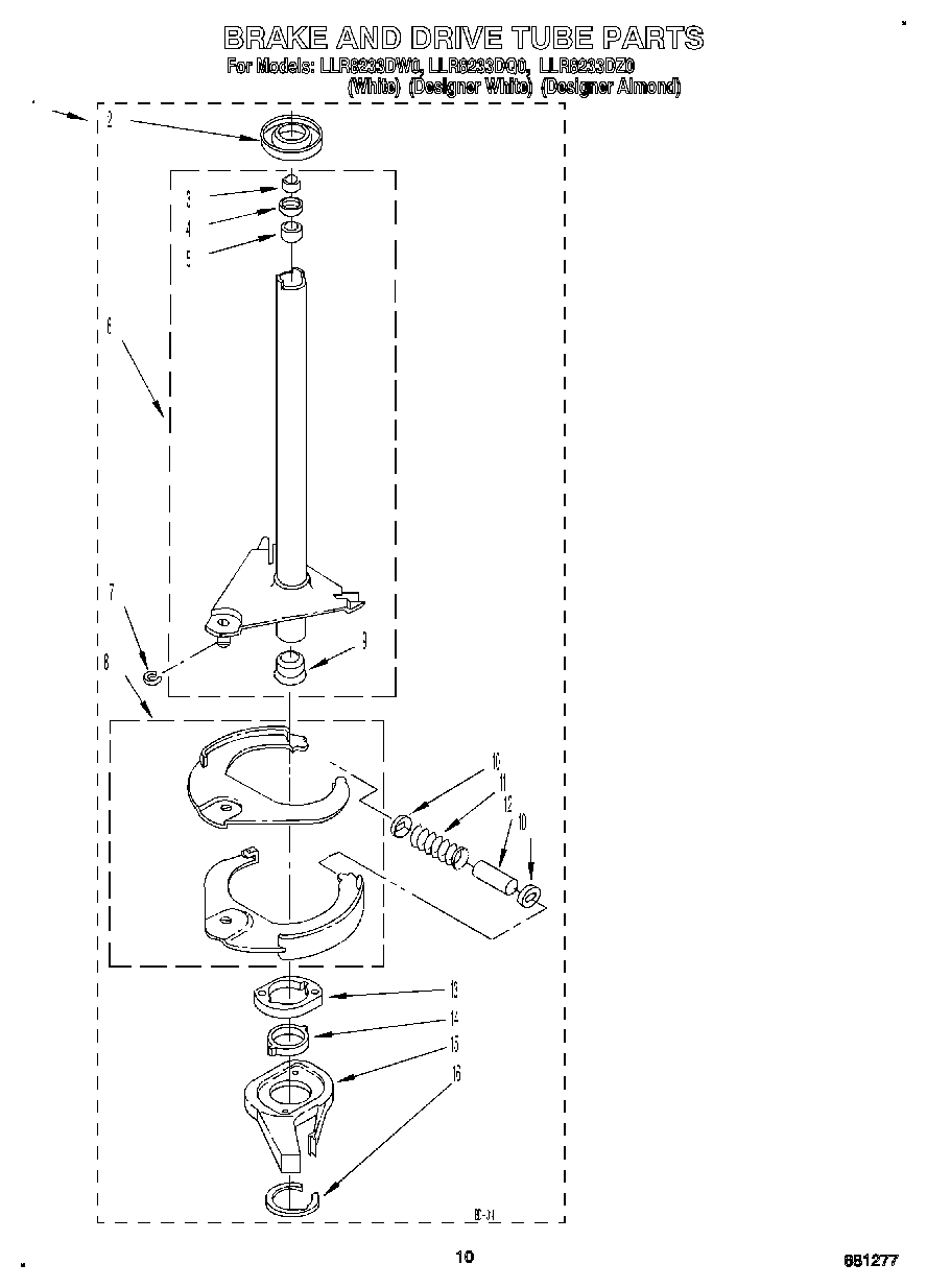 08 - BRAKE AND DRIVE TUBE