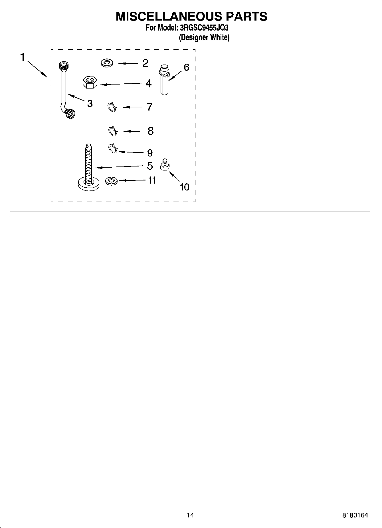 10 - MISCELLANEOUS PARTS - OPTIONAL PARTS (NOT INCLUDED)