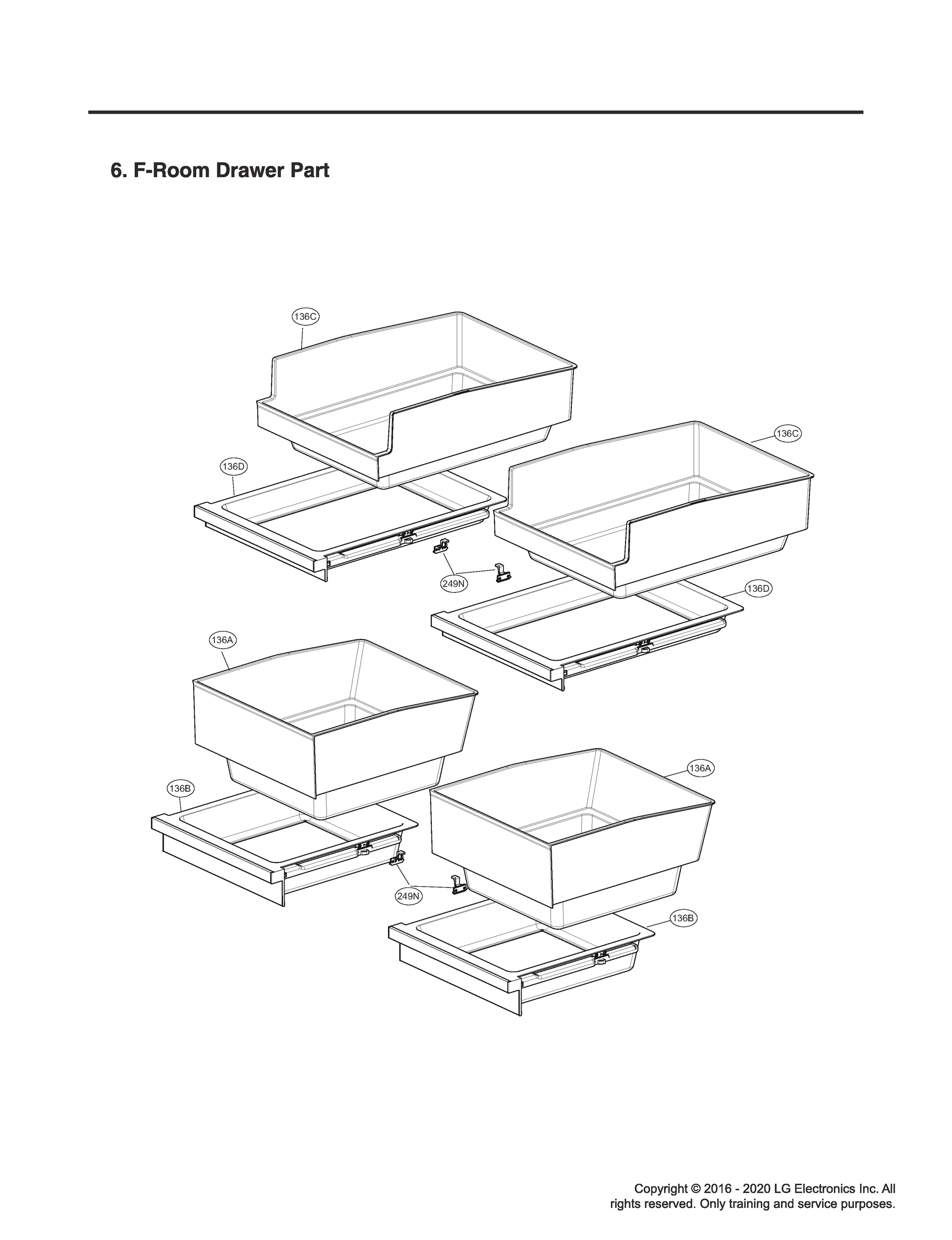 F-ROOM DRAWER PART