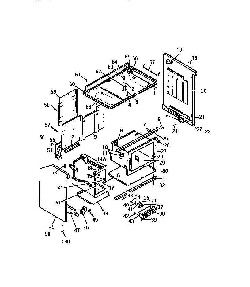 12 - OVEN LINER, SIDE PANELS