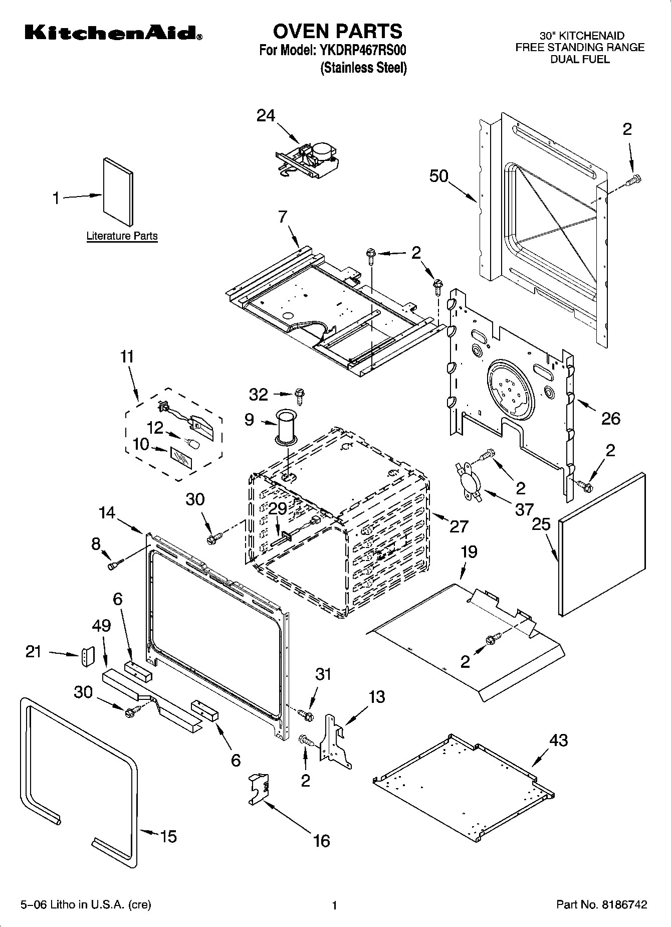 01 - OVEN PARTS