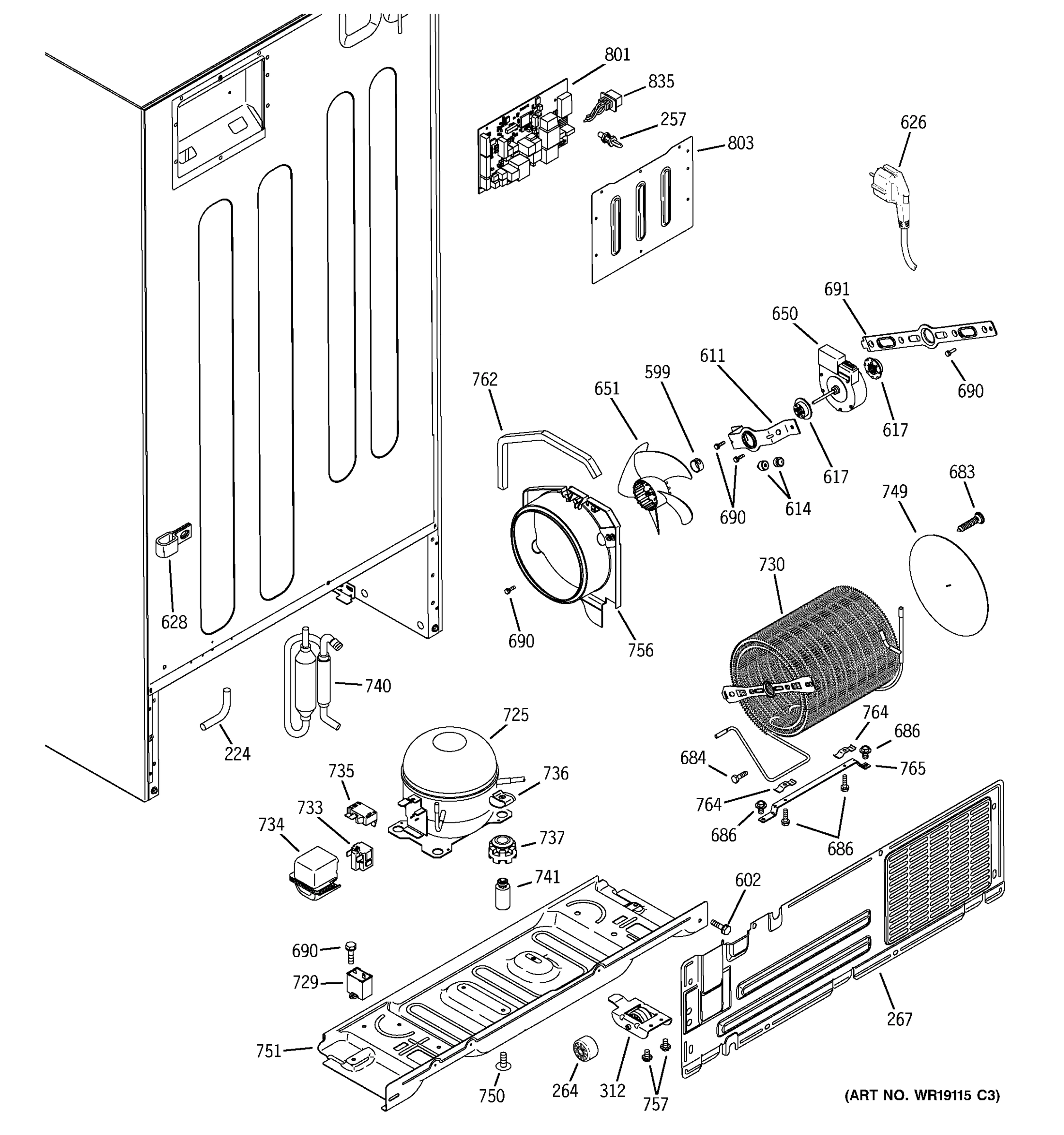 SEALED SYSTEM & MOTHER BOARD