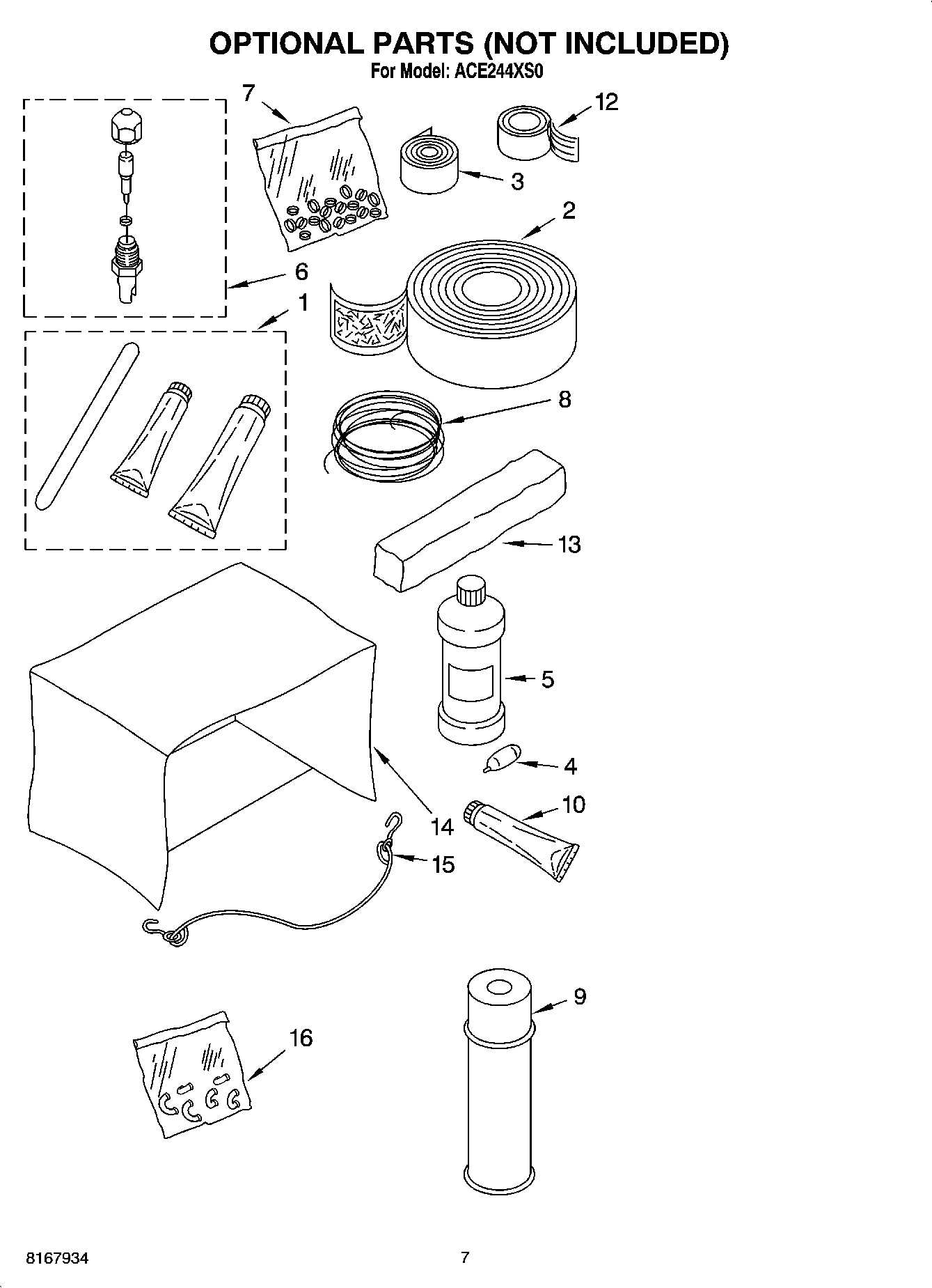 05 - OPTIONAL PARTS (NOT INCLUDED)