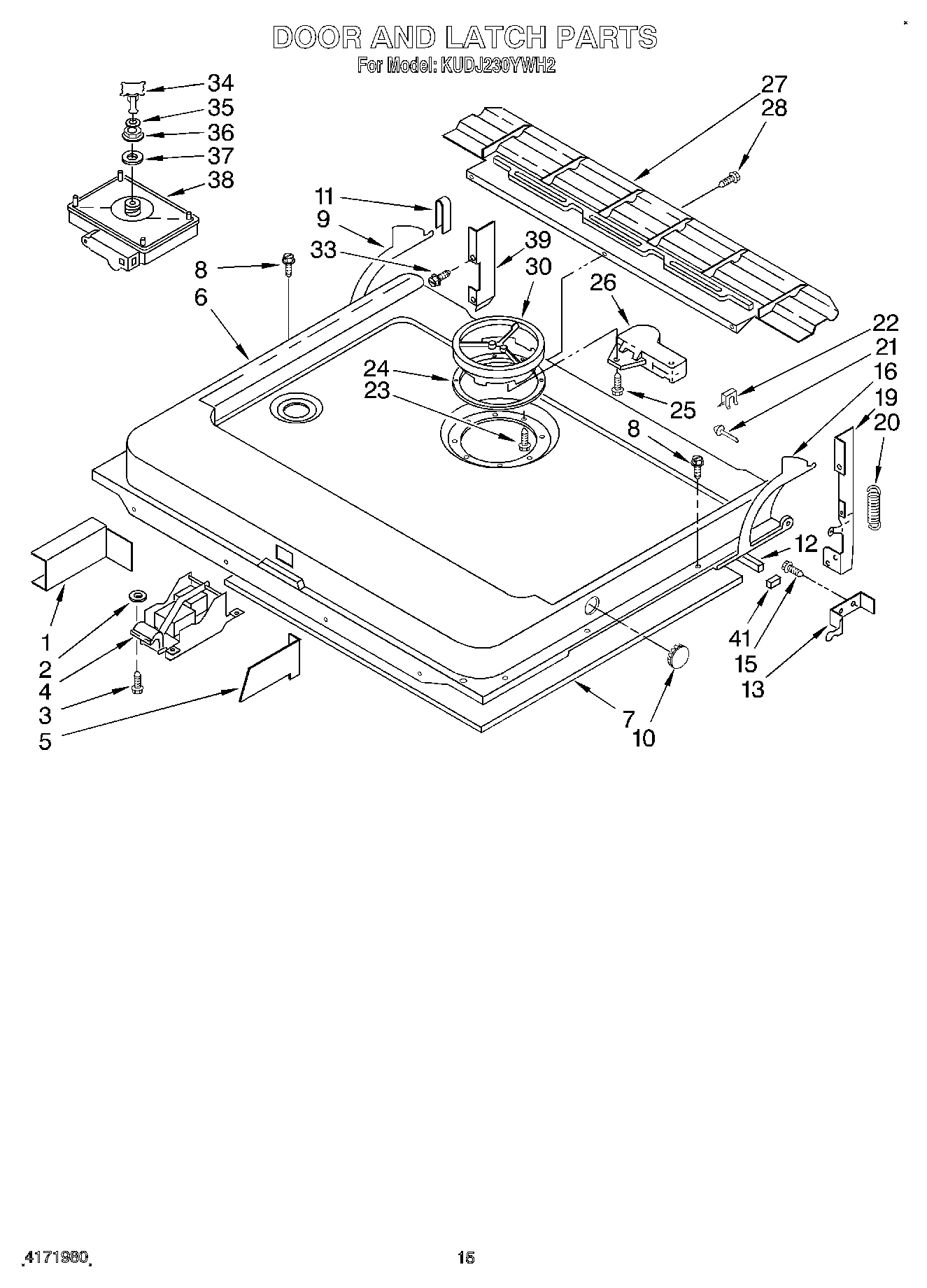 12 - DOOR AND LATCH