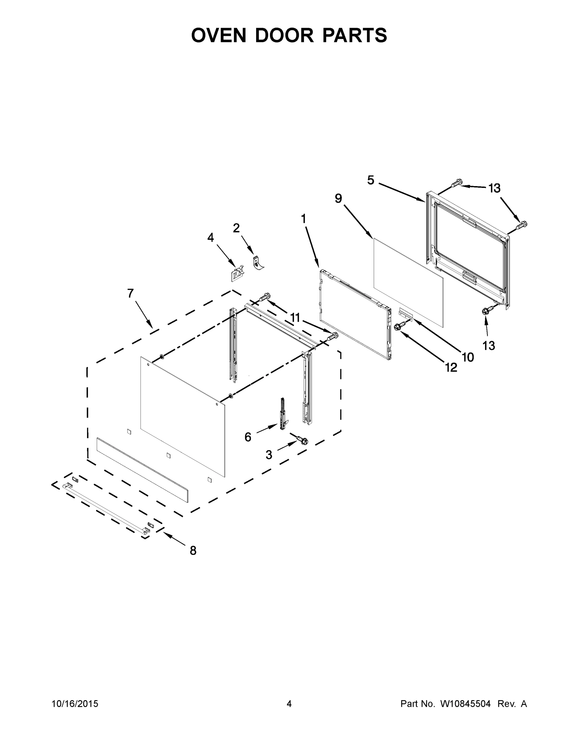 03 - OVEN DOOR PARTS