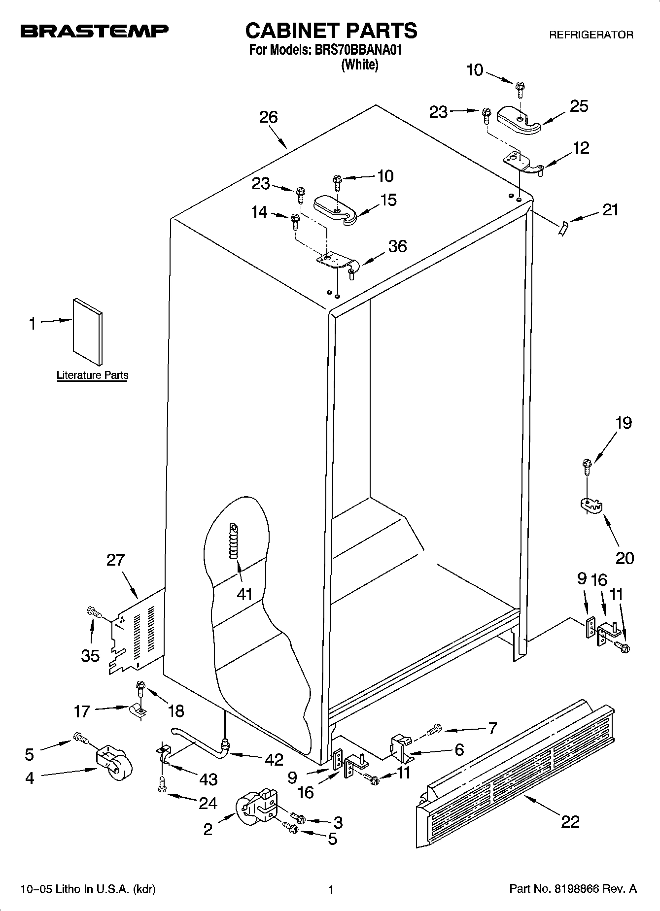 01 - CABINET PARTS