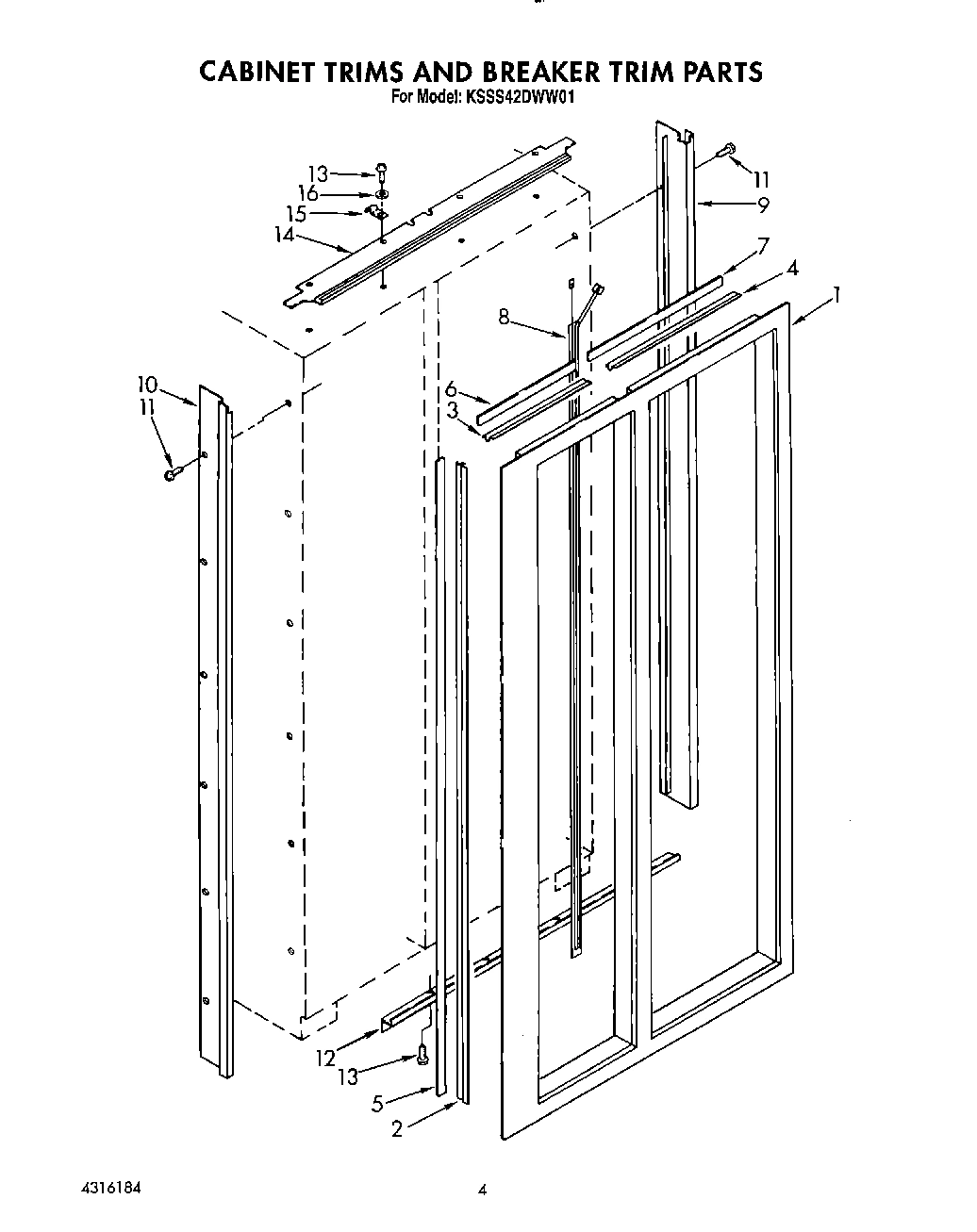 03 - CABINET TRIMS AND BREAKER TRIM