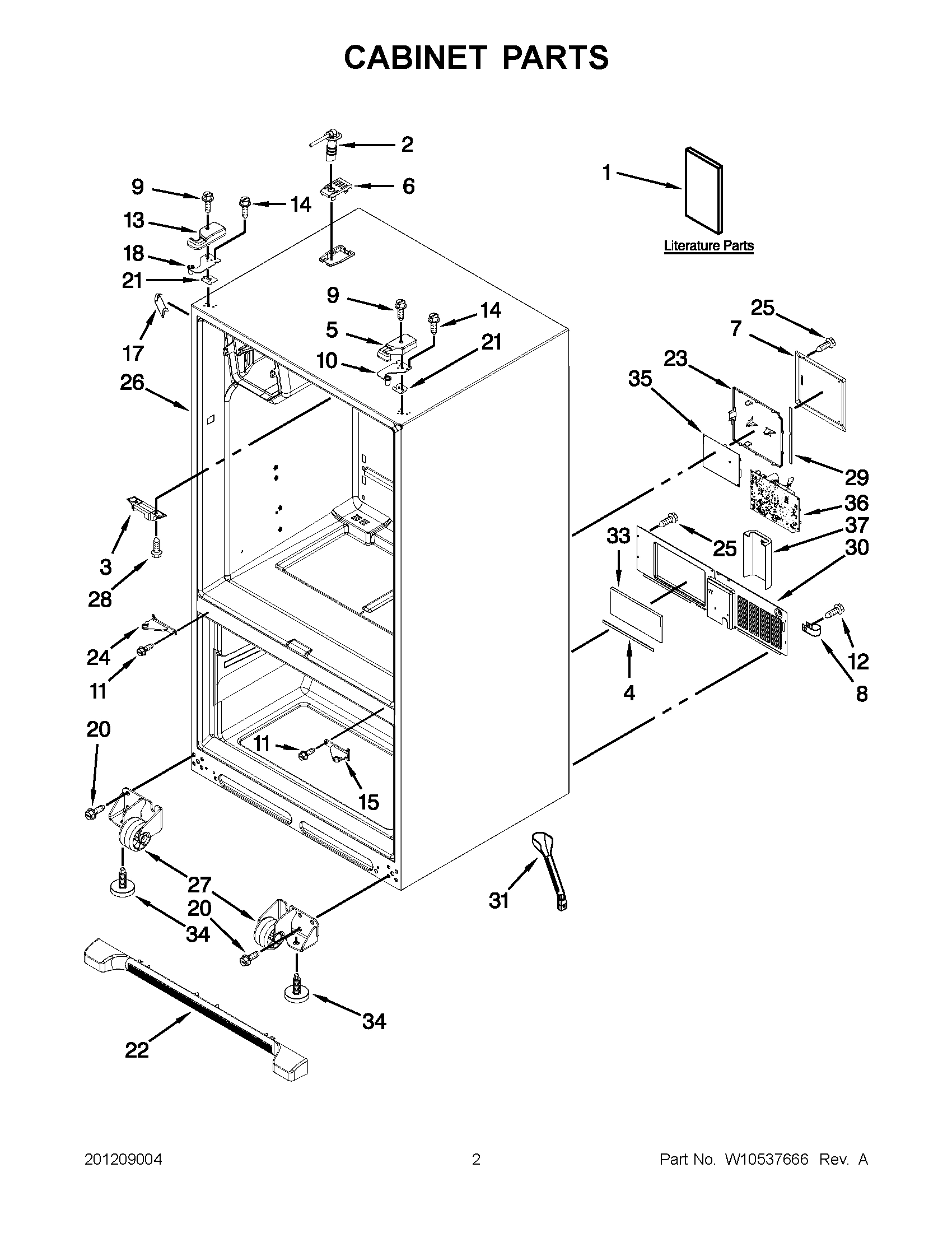01 - CABINET PARTS