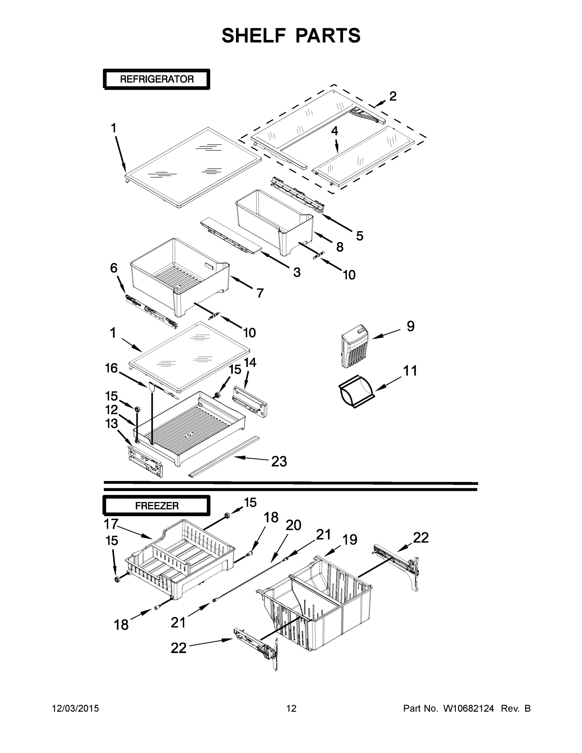 07 - SHELF PARTS