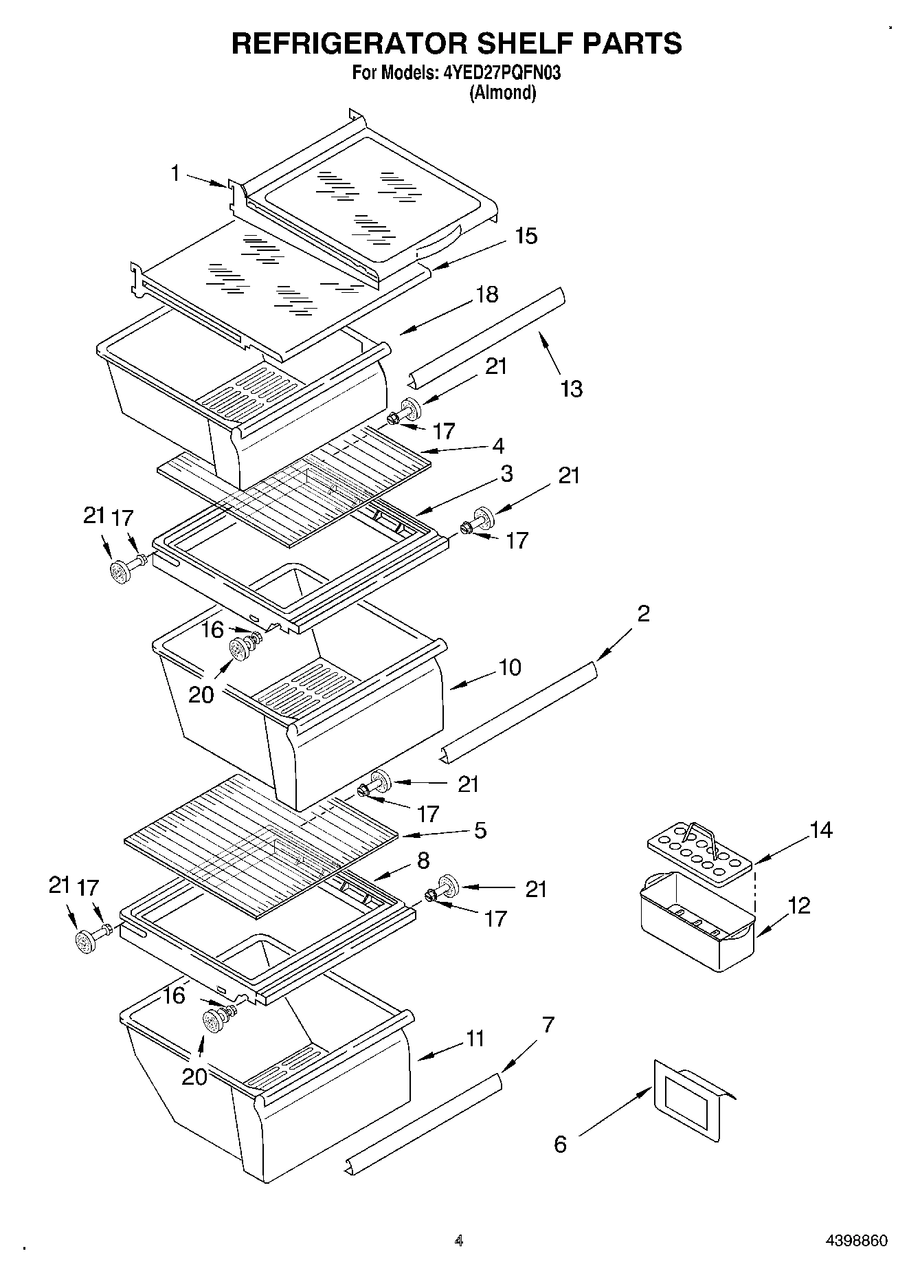 03 - REFRIGERATOR SHELF