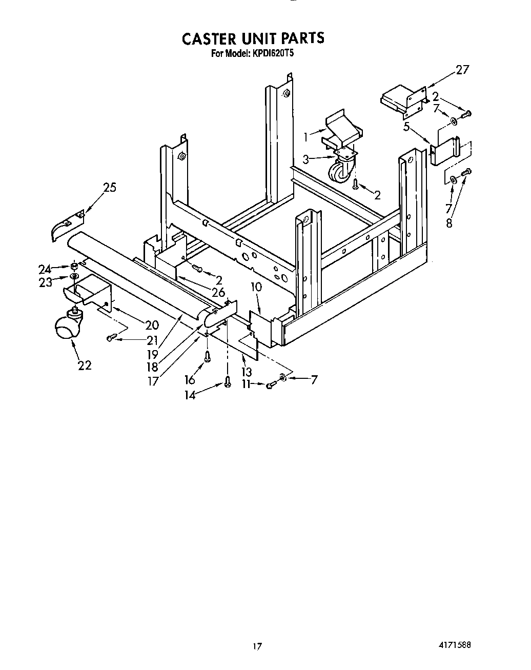 14 - CASTER UNIT