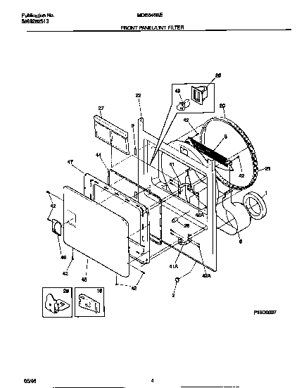 03 - FRONT PANEL/LINT FILTER