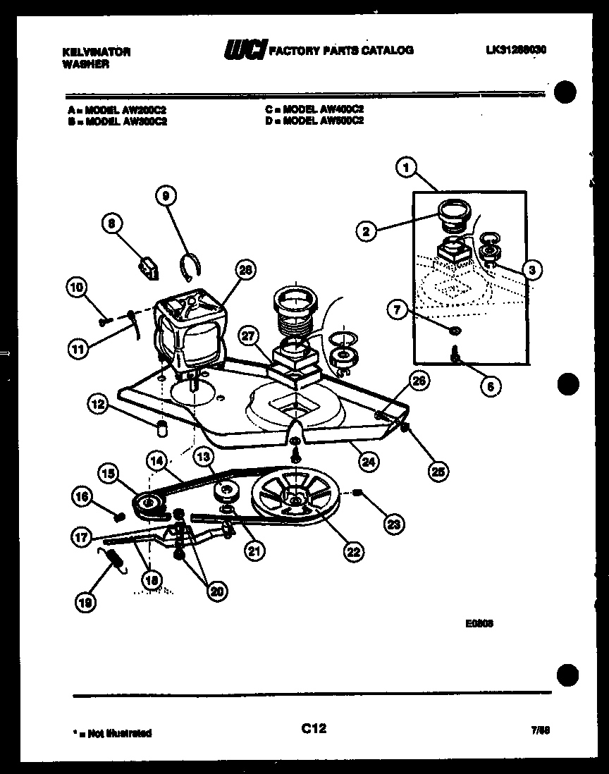 07 - MOTOR AND IDLER ARM CLUTCH