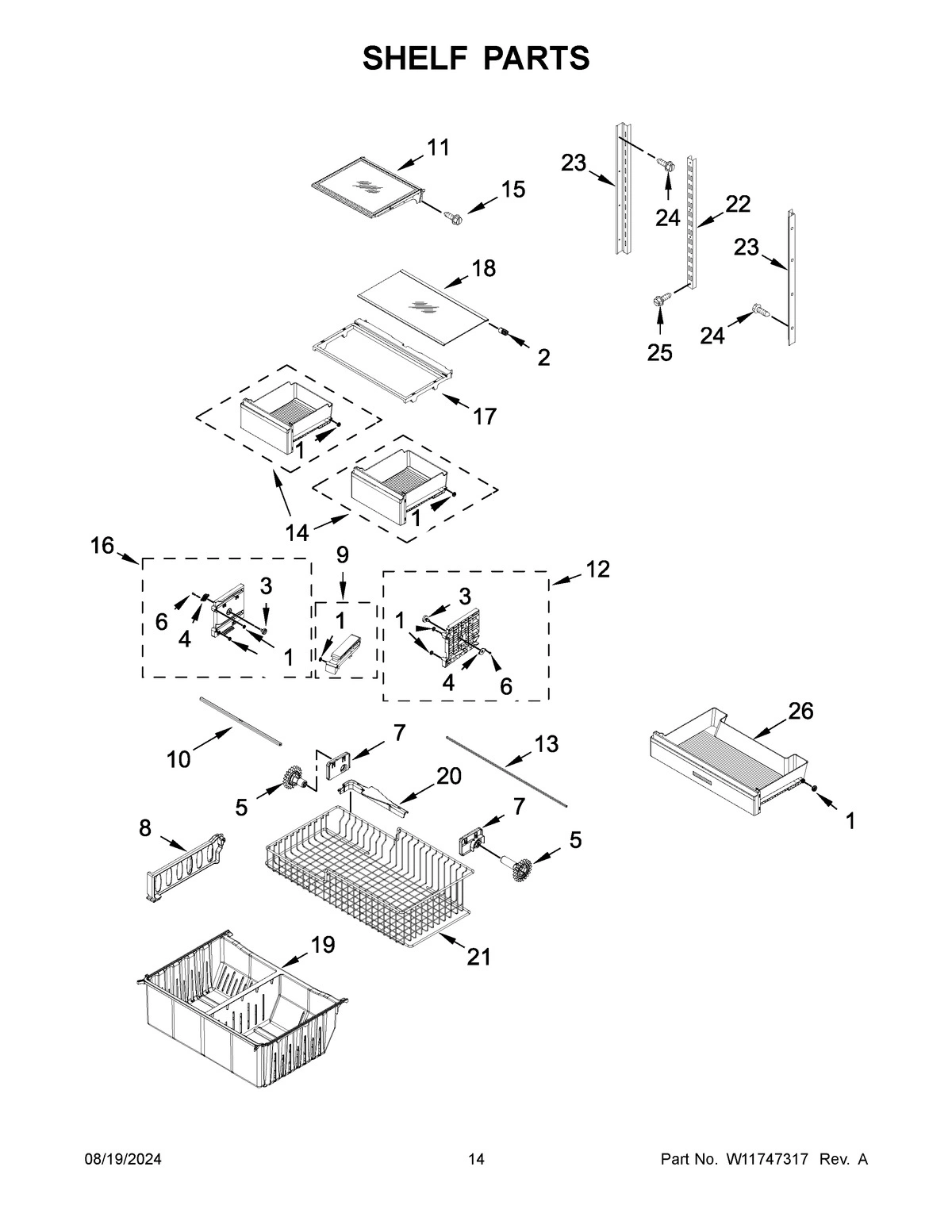 08 - SHELF PARTS