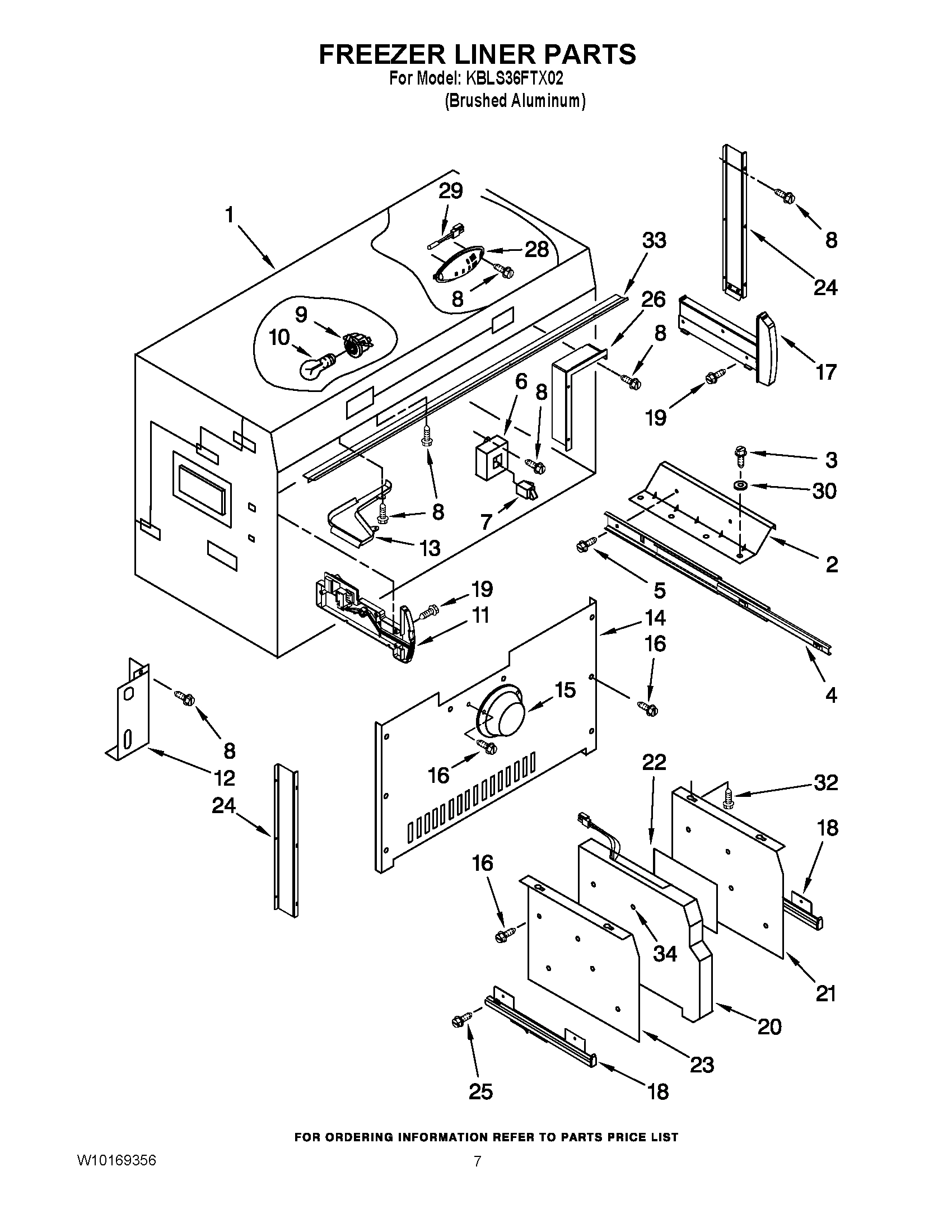 05 - FREEZER LINER PARTS