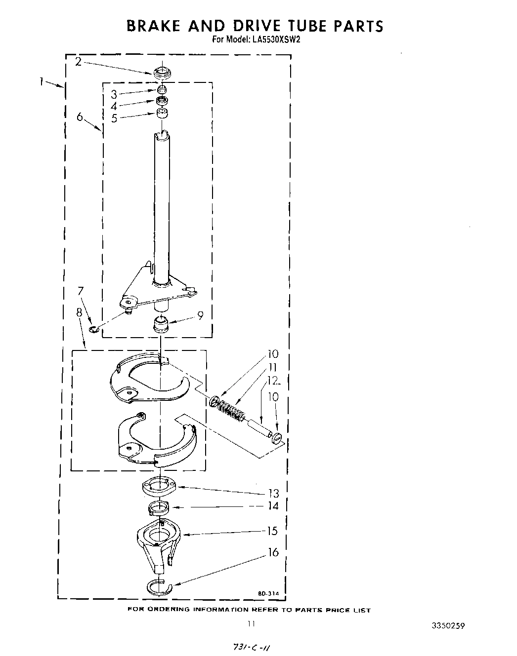 09 - BRAKE AND DRIVE TUBE