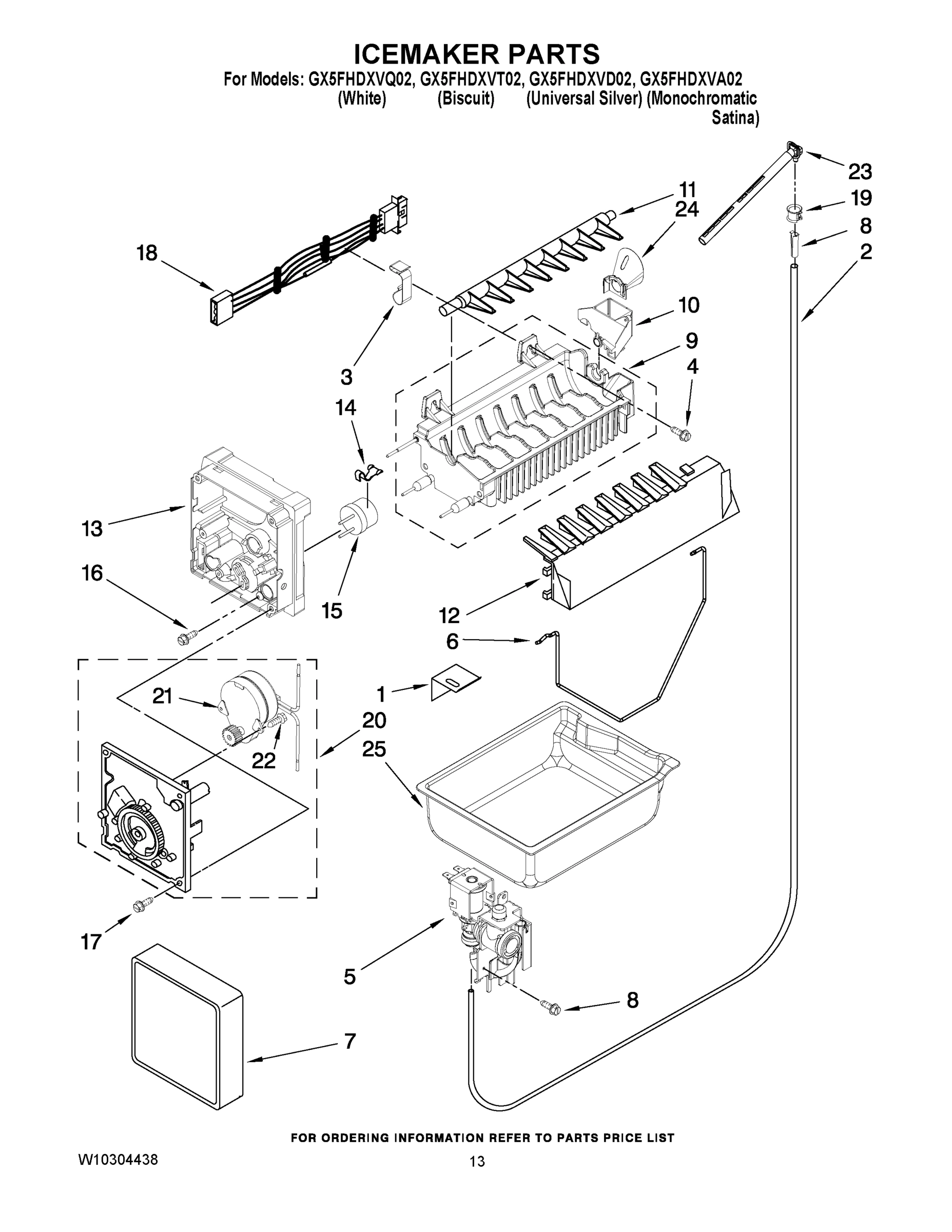 08 - ICEMAKER PARTS