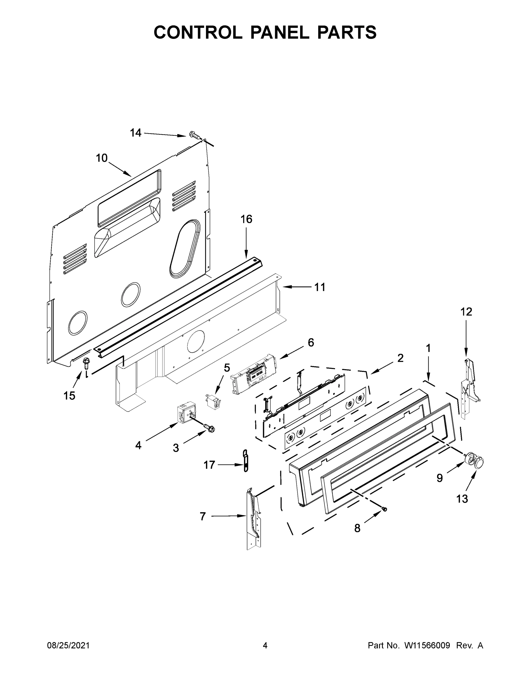 03 - CONTROL PANEL PARTS