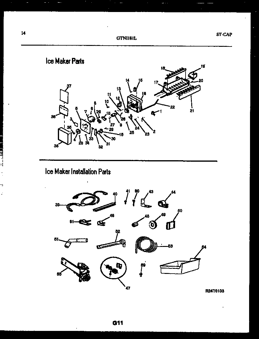 08 - ICE MAKER AND INSTALLATION PARTS