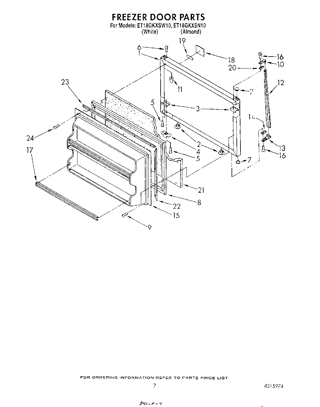 06 - FREEZER DOOR