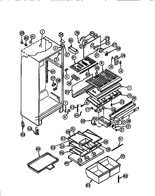 09 - CABINET PARTS