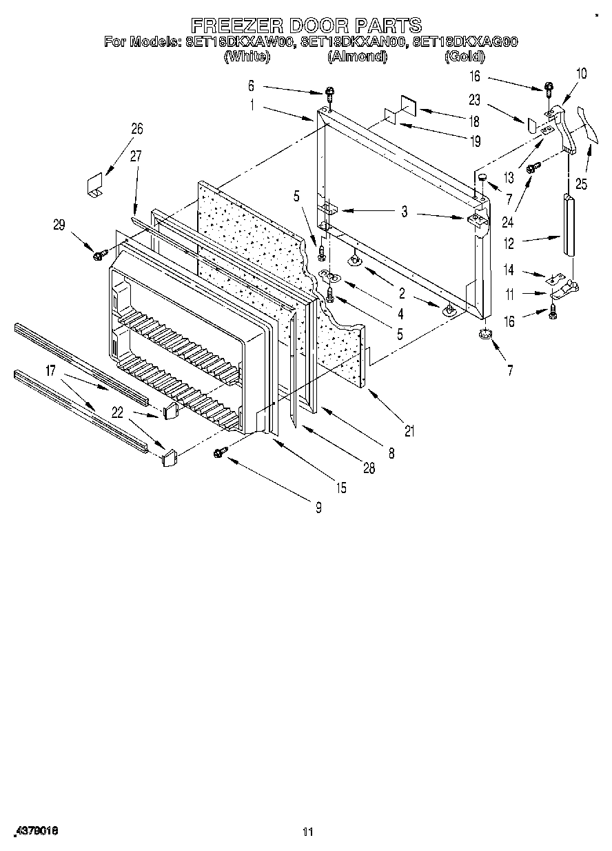 07 - FREEZER DOOR