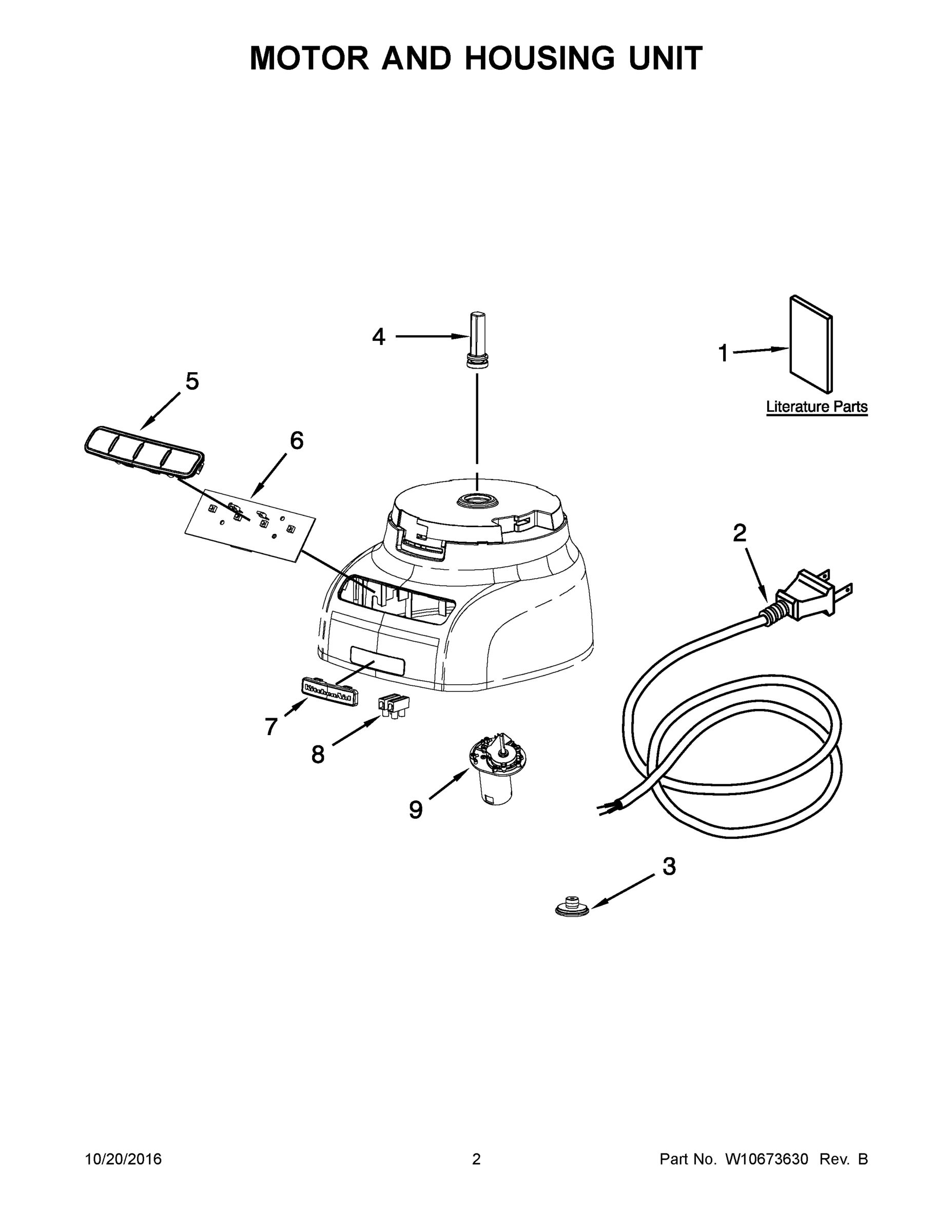 02 - MOTOR AND HOUSING UNIT