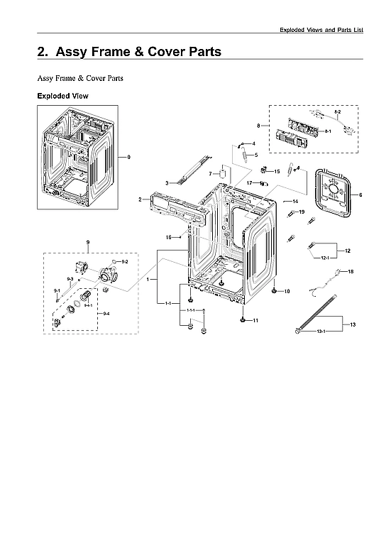 FRAME & COVER ASSY