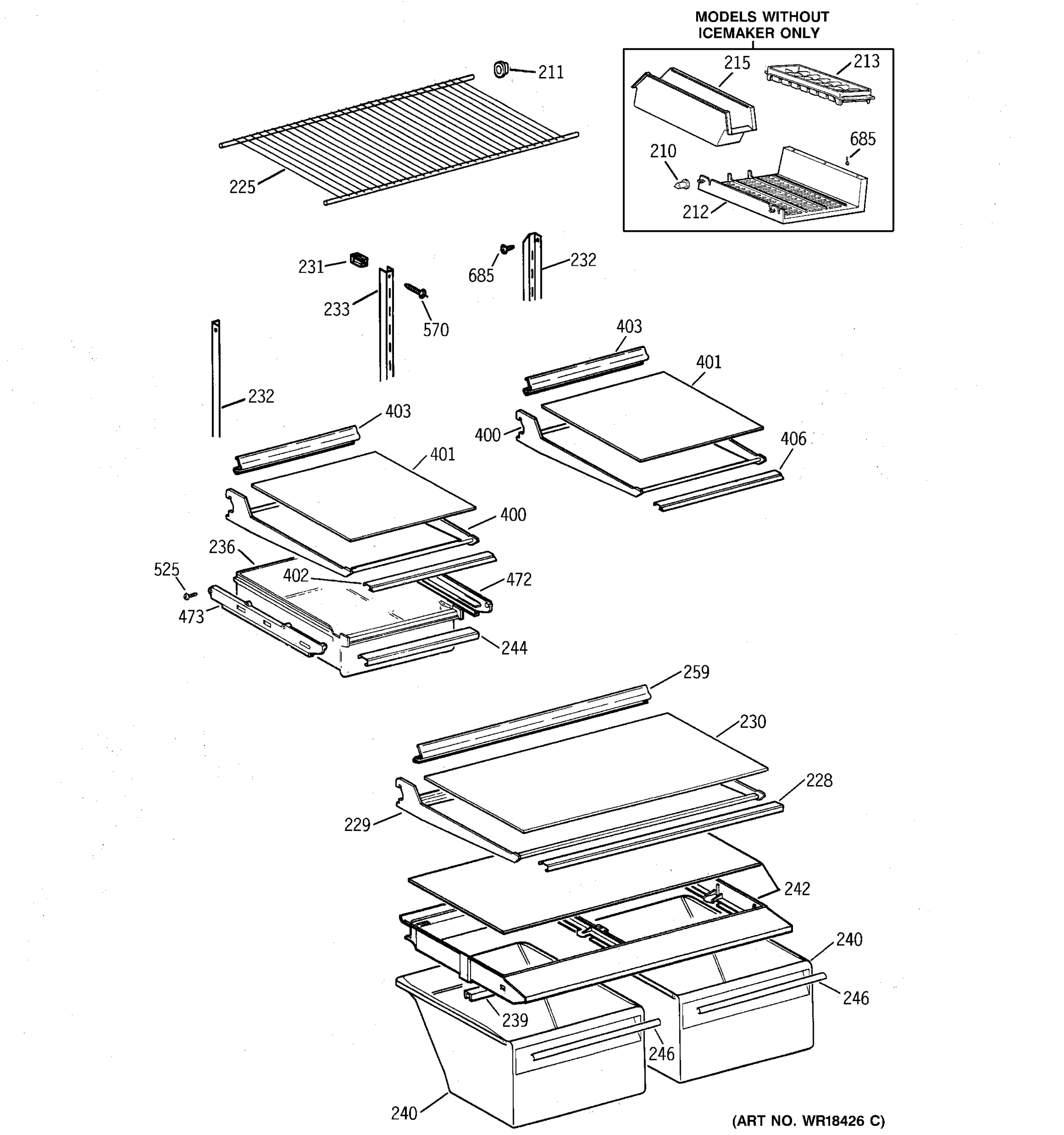 SHELF PARTS