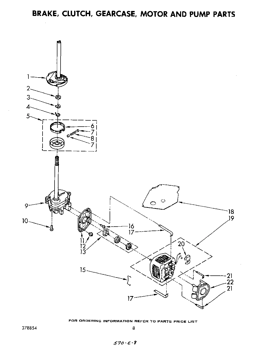 06 - BRAKE, CLUTCH, GEARCASE, MOTOR AND PUMP