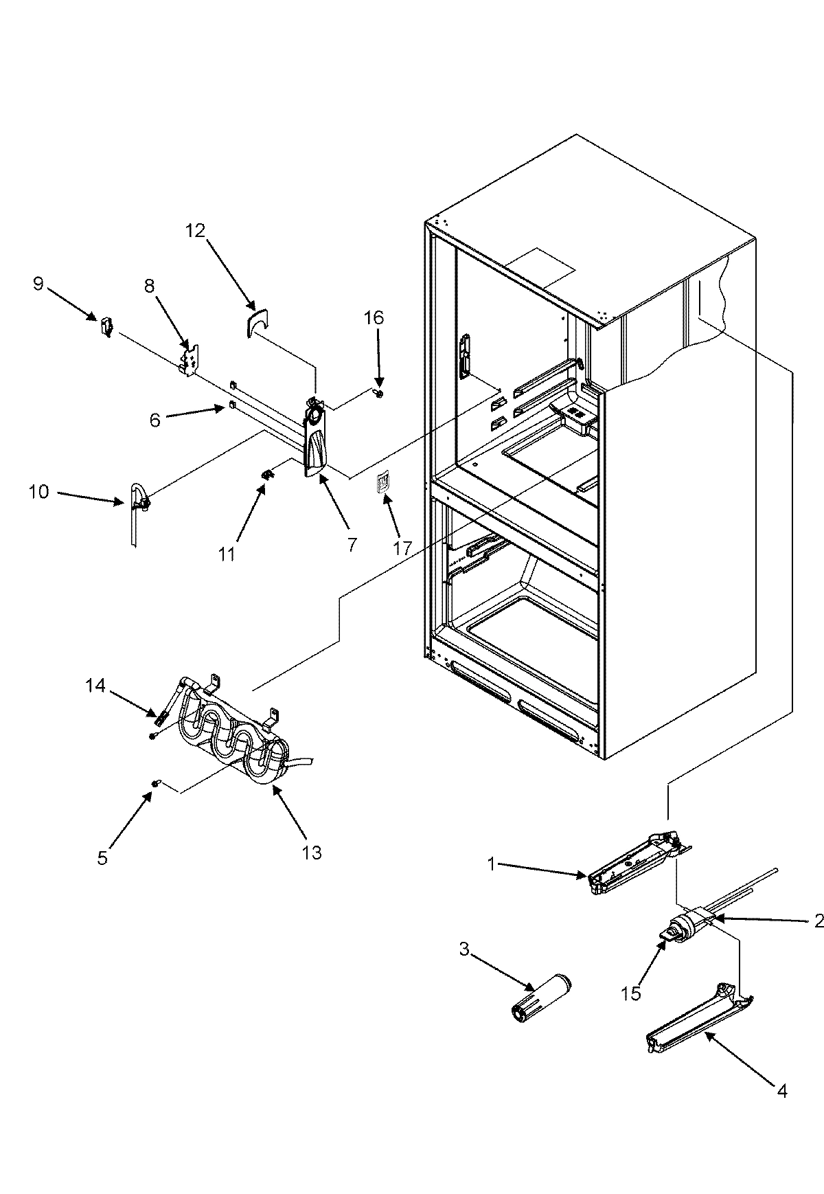 14 - WATER DISPENSER/FILTER/TANK/VENT COVER