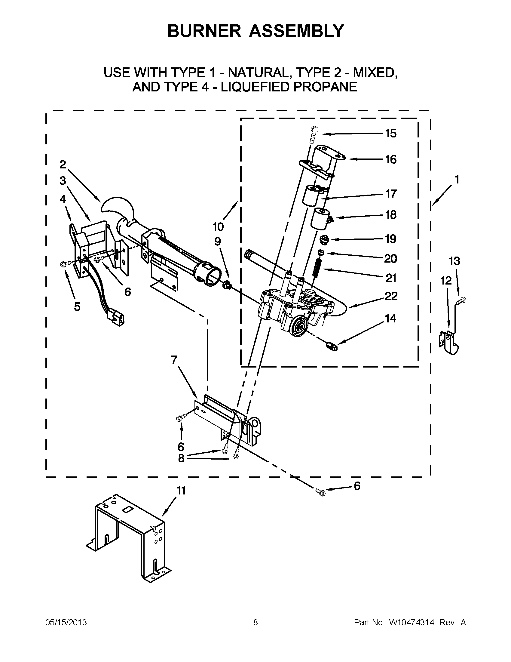 04 - BURNER ASSEMBLY