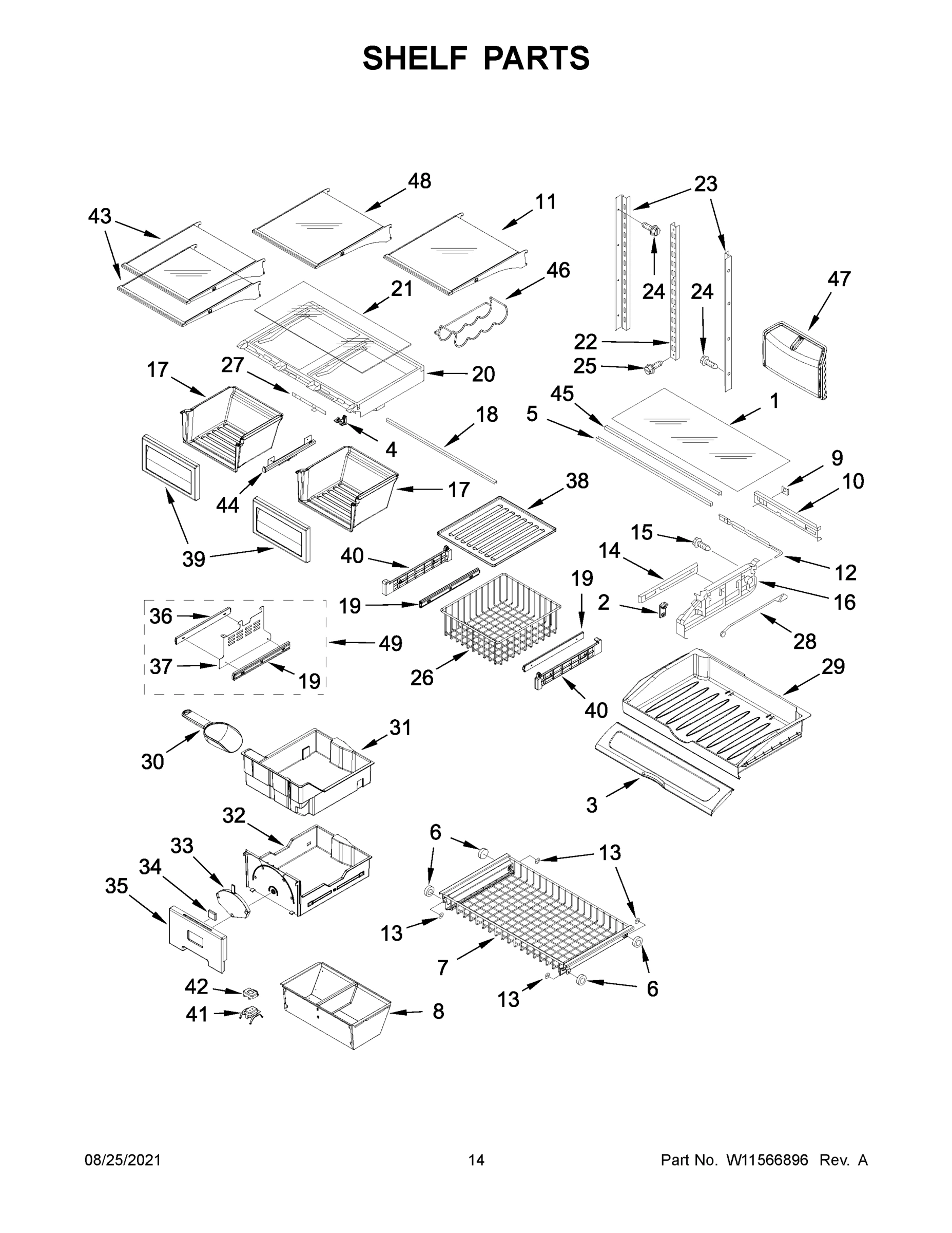 08 - SHELF PARTS