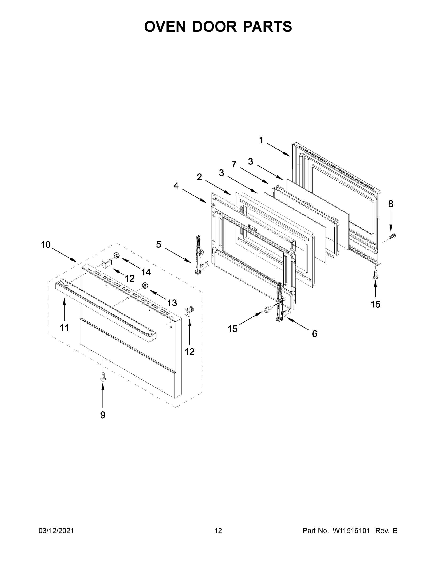 07 - OVEN DOOR PARTS