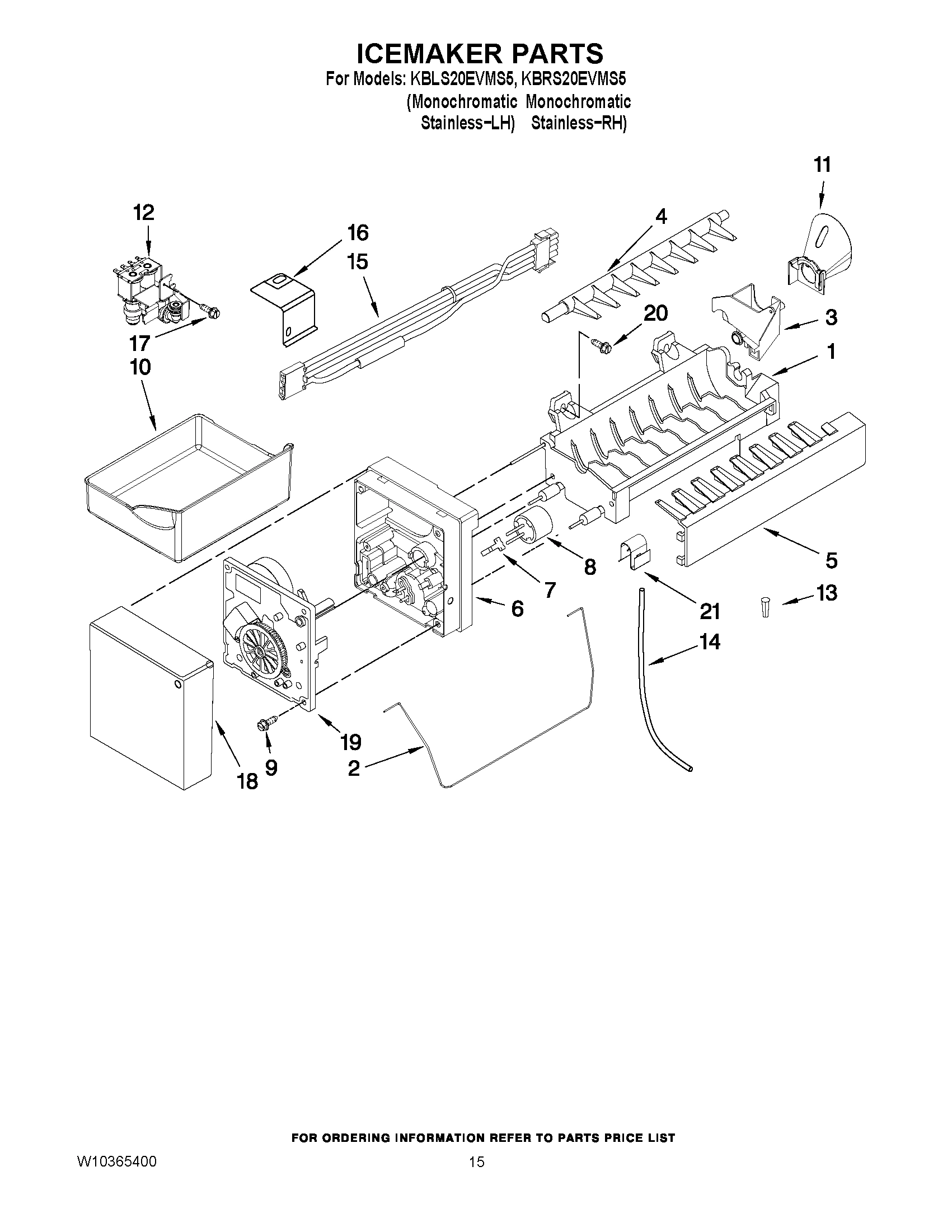 08 - ICEMAKER PARTS