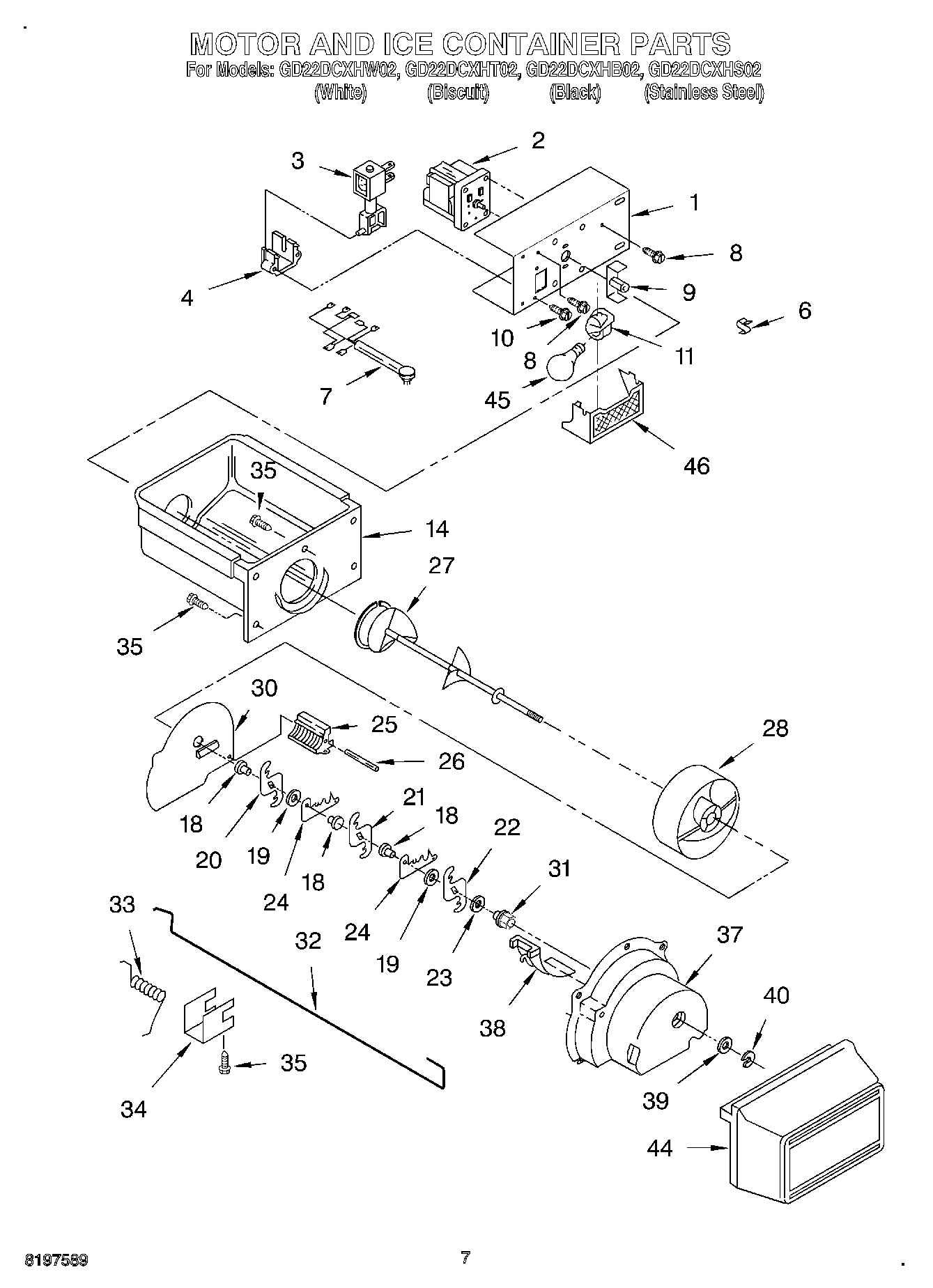 06 - MOTOR AND ICE CONTAINER